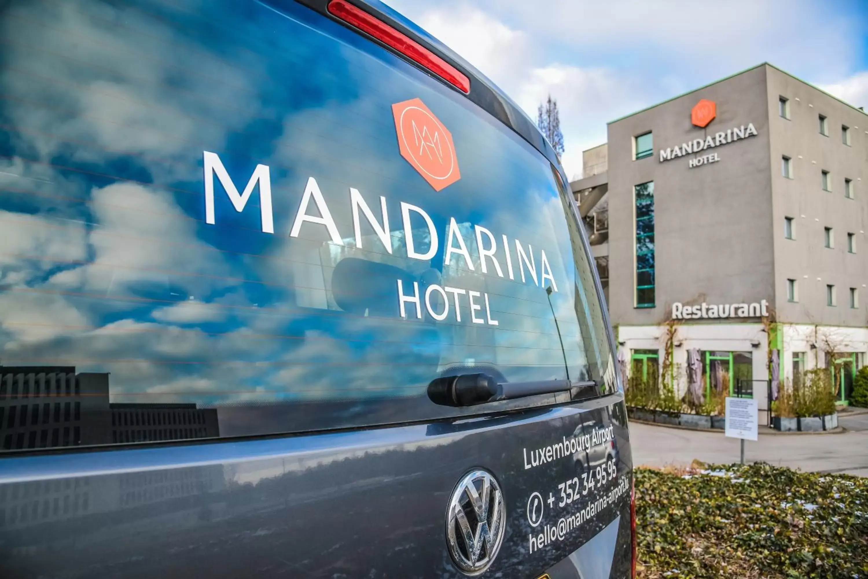 Property building in Mandarina Hotel Luxembourg Airport