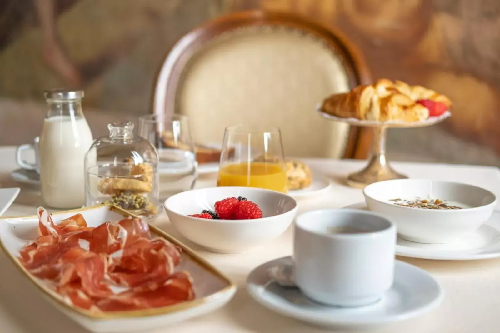 Breakfast in Hotel Villa Barbarich Venice Mestre