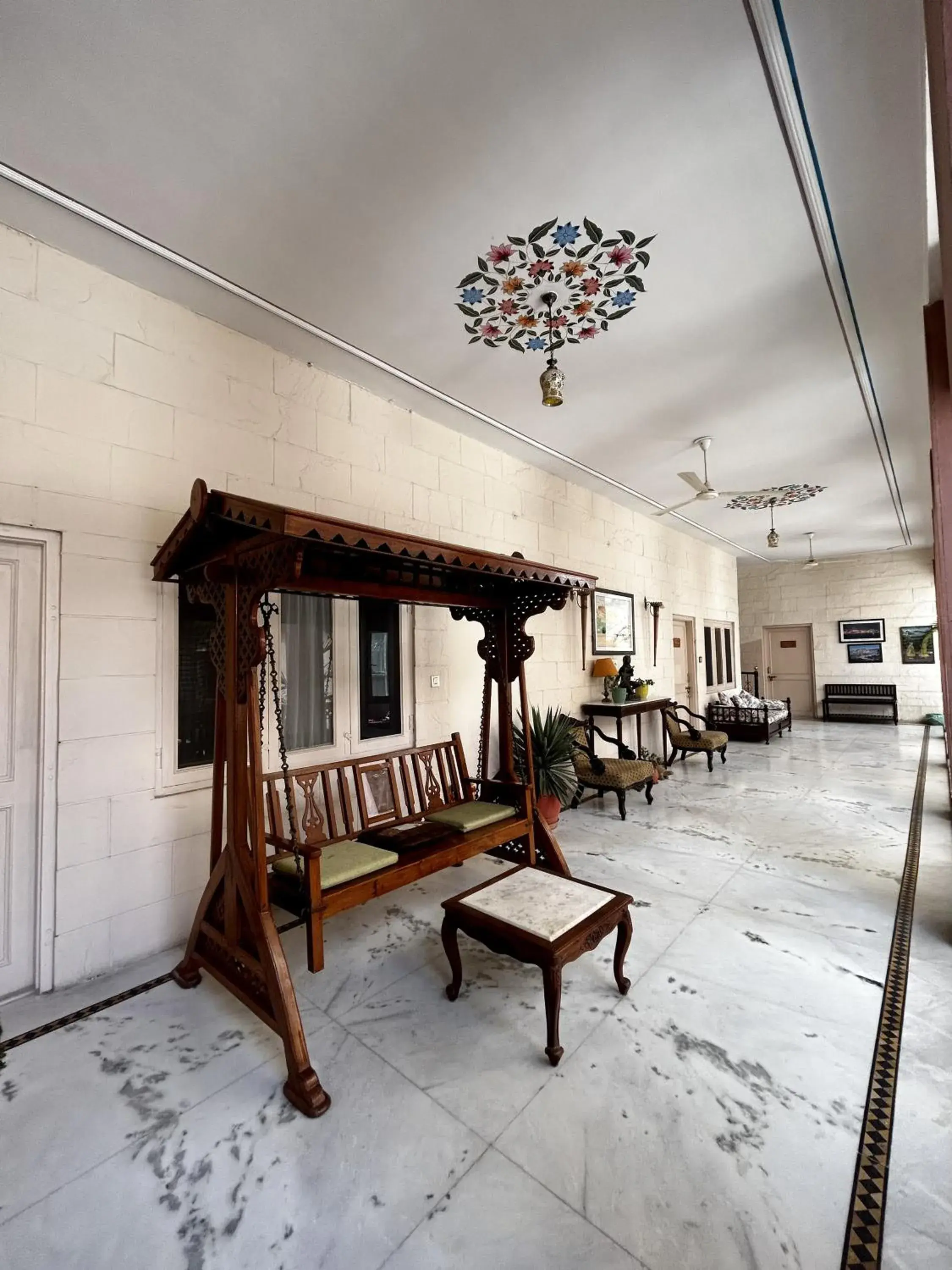 Patio in Suryaa Villa Jaipur - A Boutique Heritage Haveli