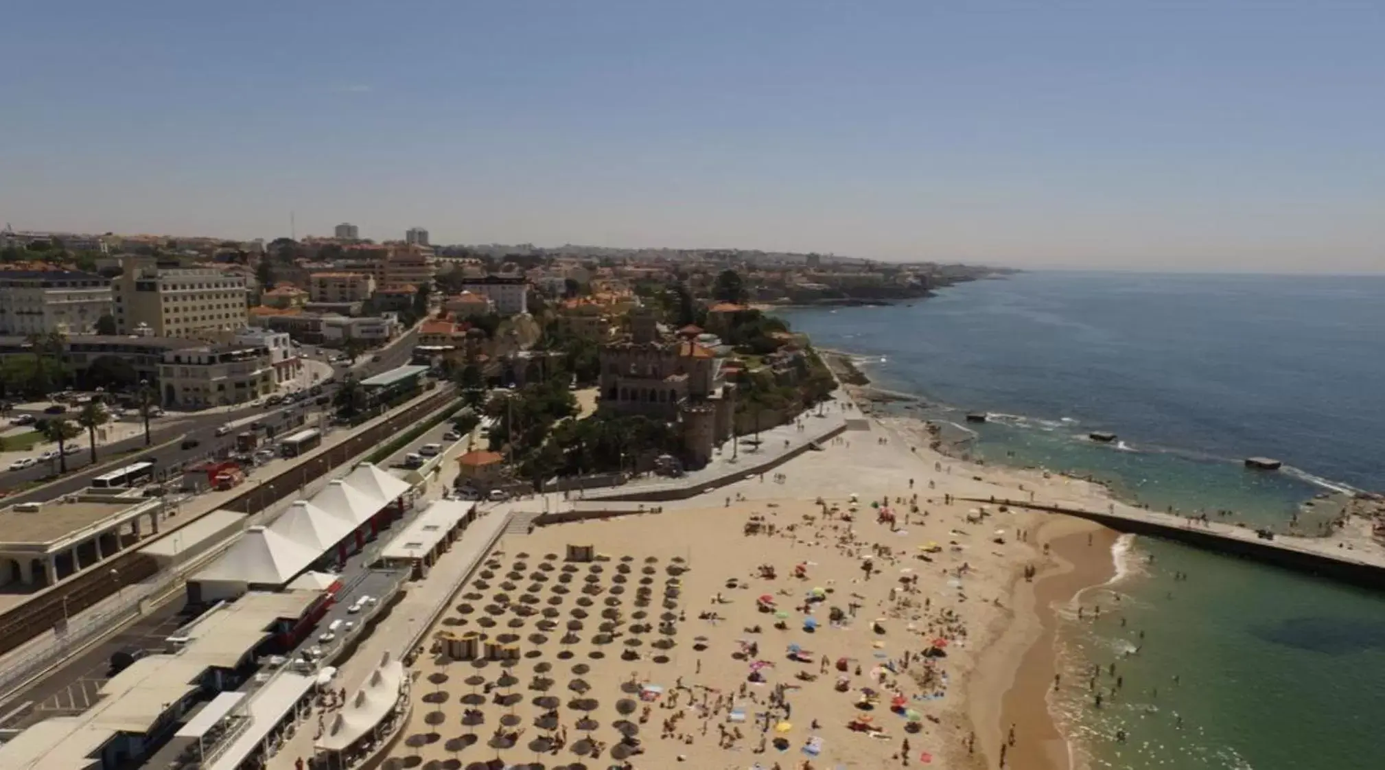 Beach, Bird's-eye View in Hotel Sao Mamede