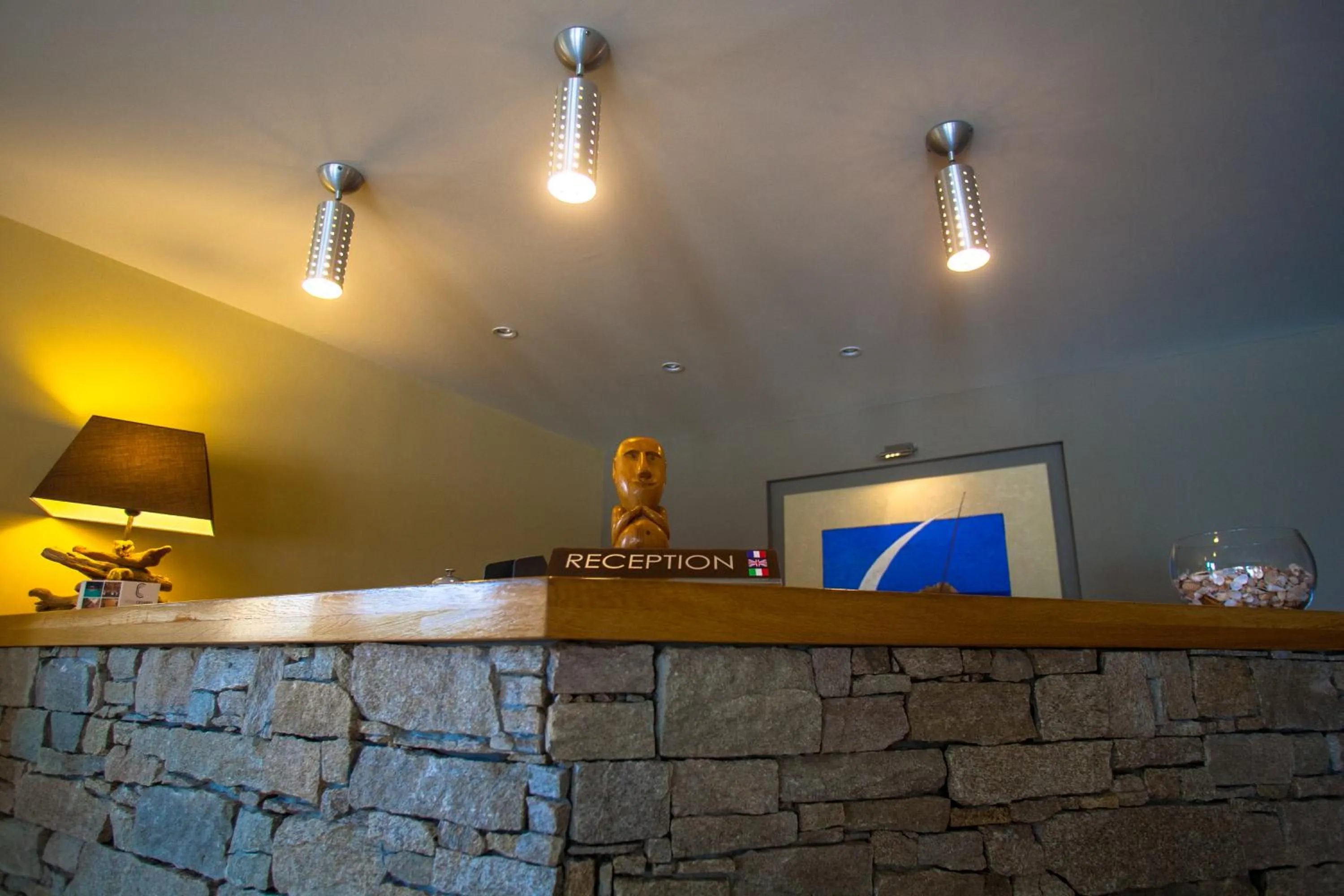 Lobby or reception in Hotel Cesario