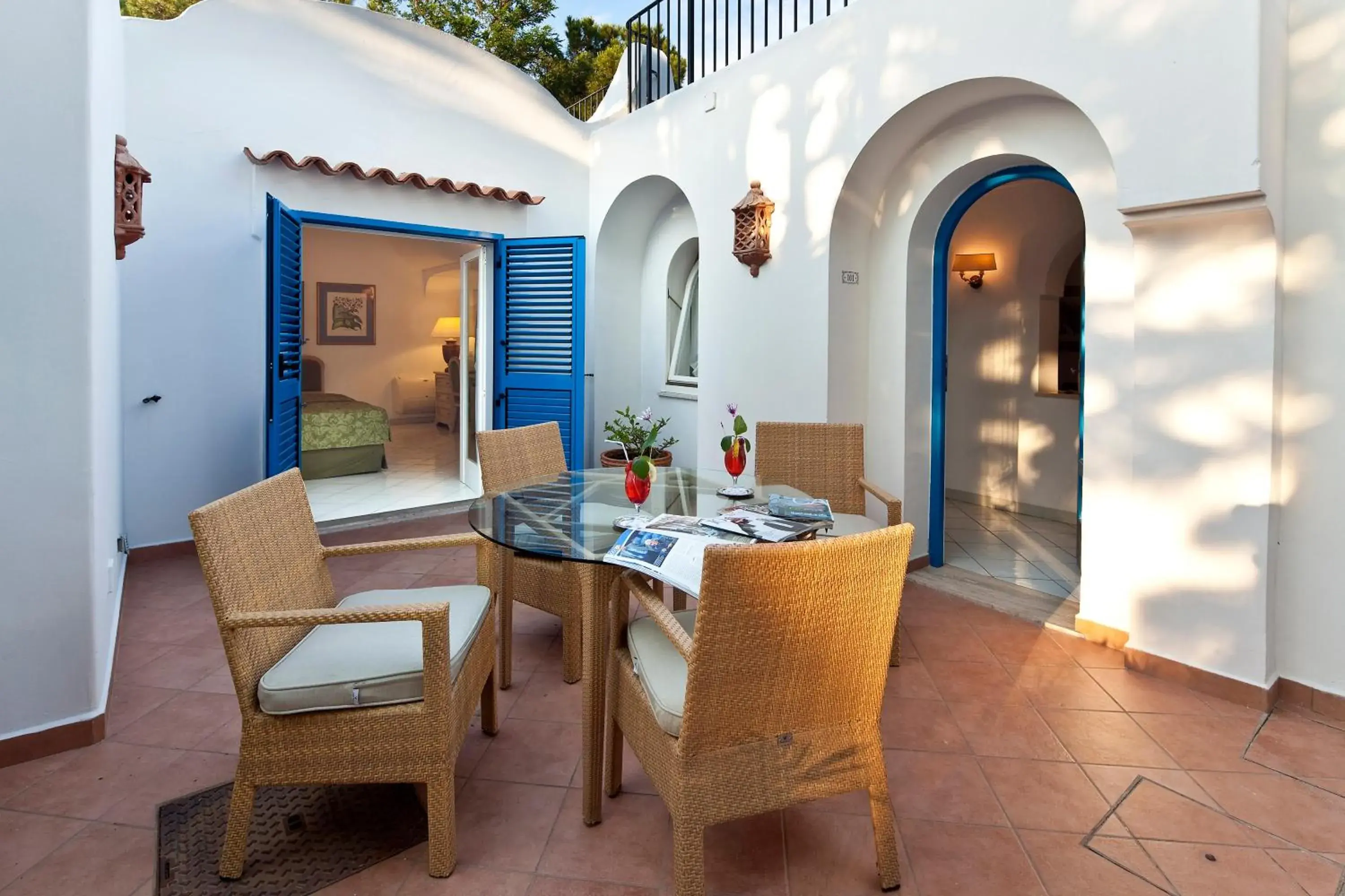 Balcony/Terrace, Seating Area in Grand Hotel Il Moresco