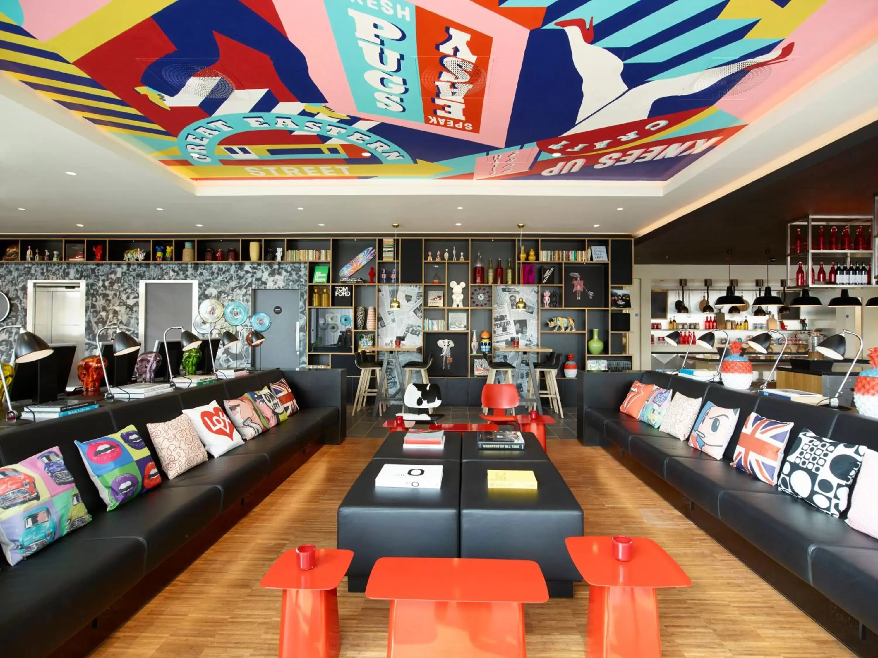 Lobby or reception, Lounge/Bar in citizenM London Shoreditch