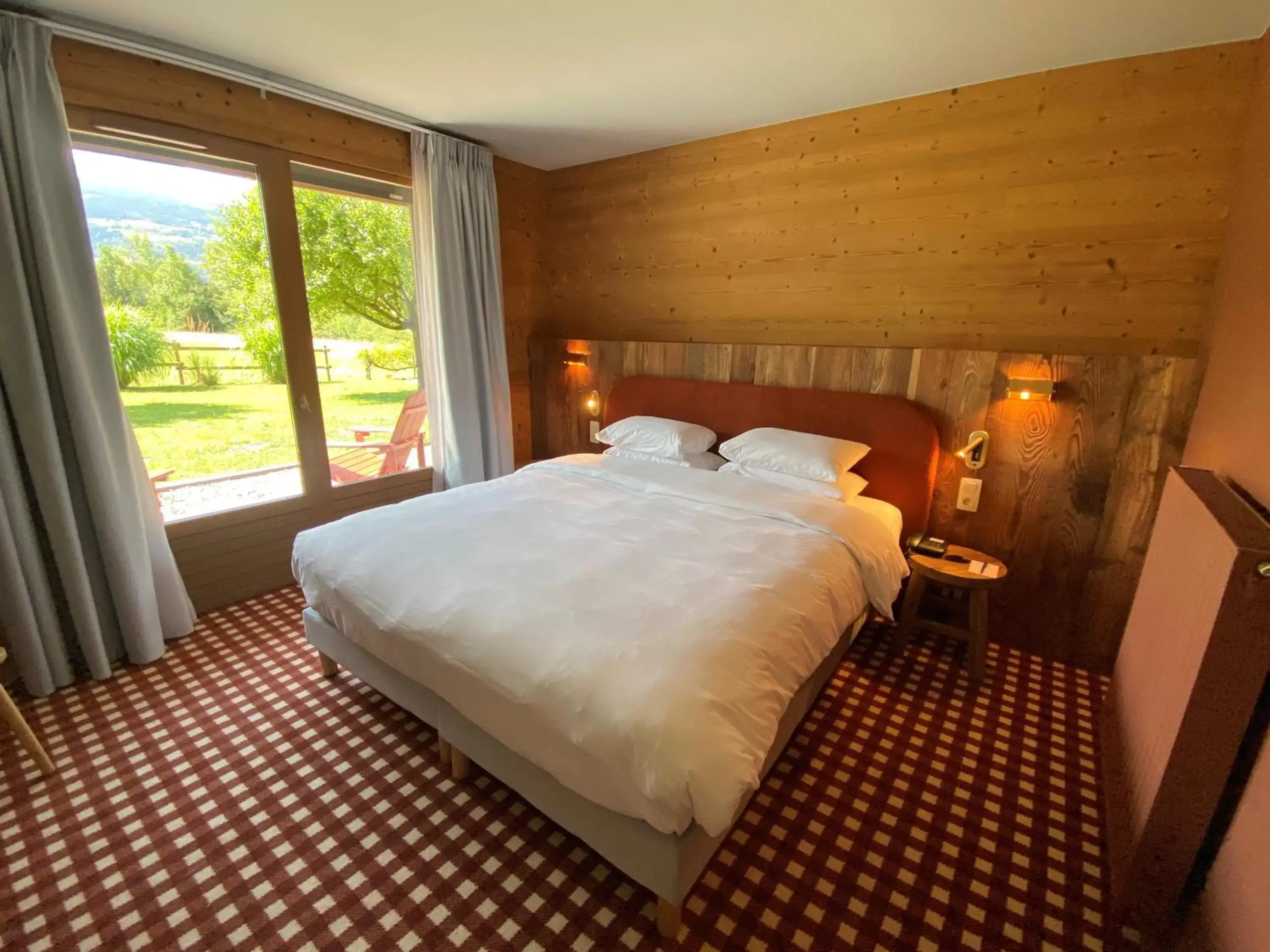 Deluxe Double Room with Mont-Blanc View in Auberge de l'Orangerie - Sure Hotel Collection by Best Western