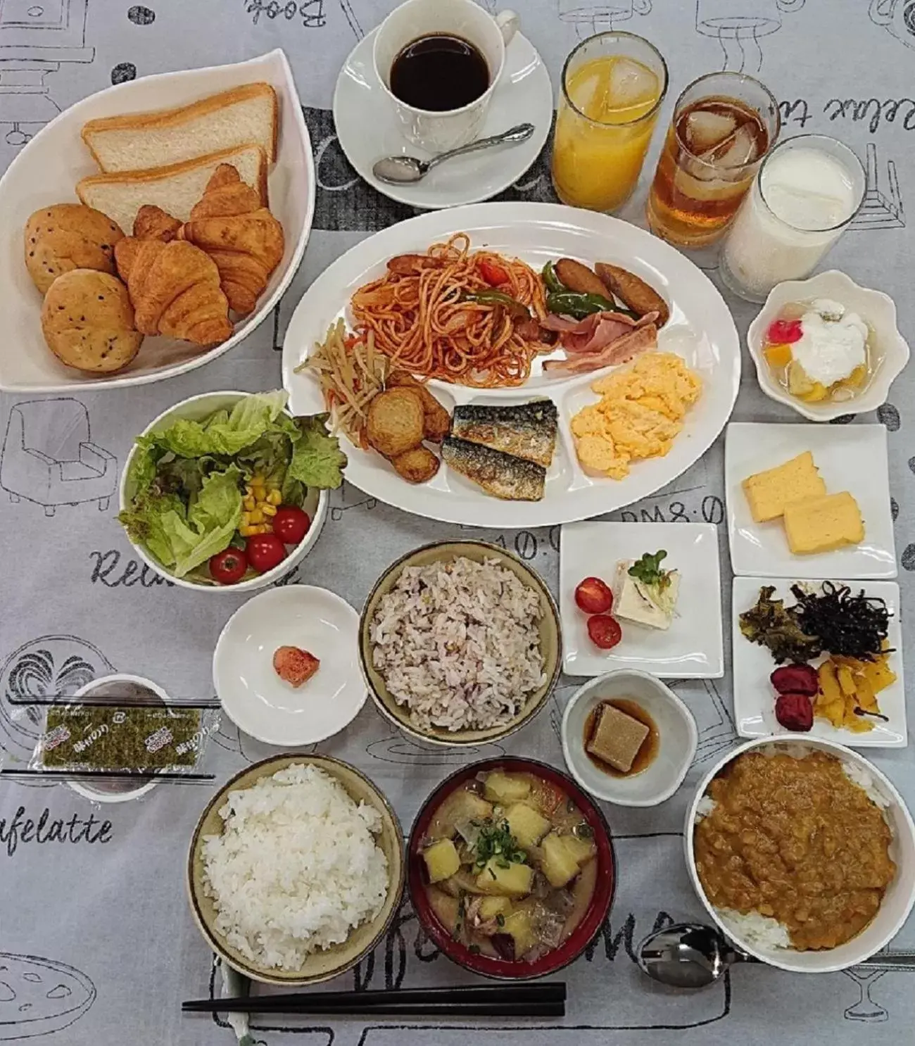 Food close-up in Green Rich Hotel Kagoshima Tenmonkan