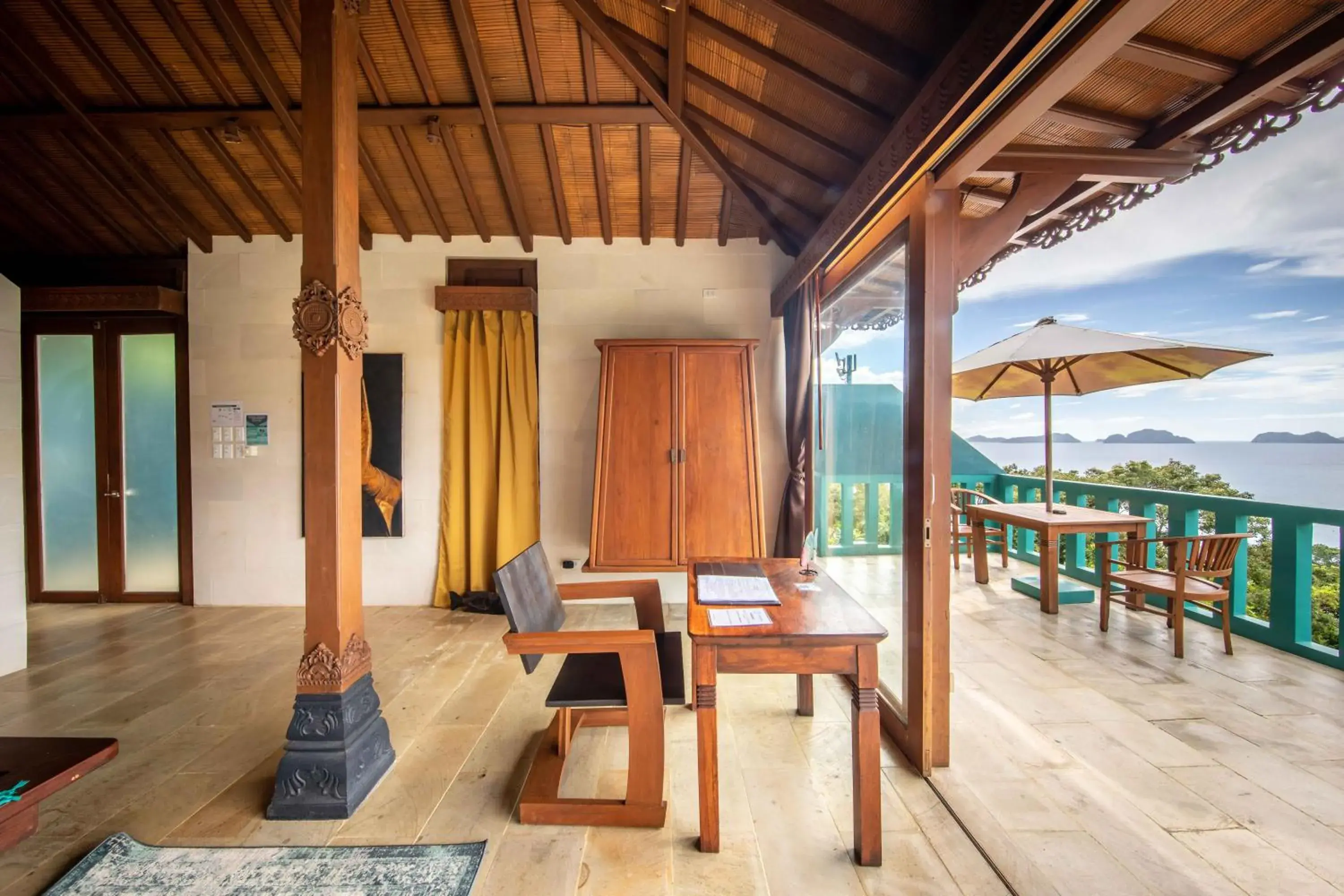 Natural landscape, Balcony/Terrace in Karuna El Nido Villas