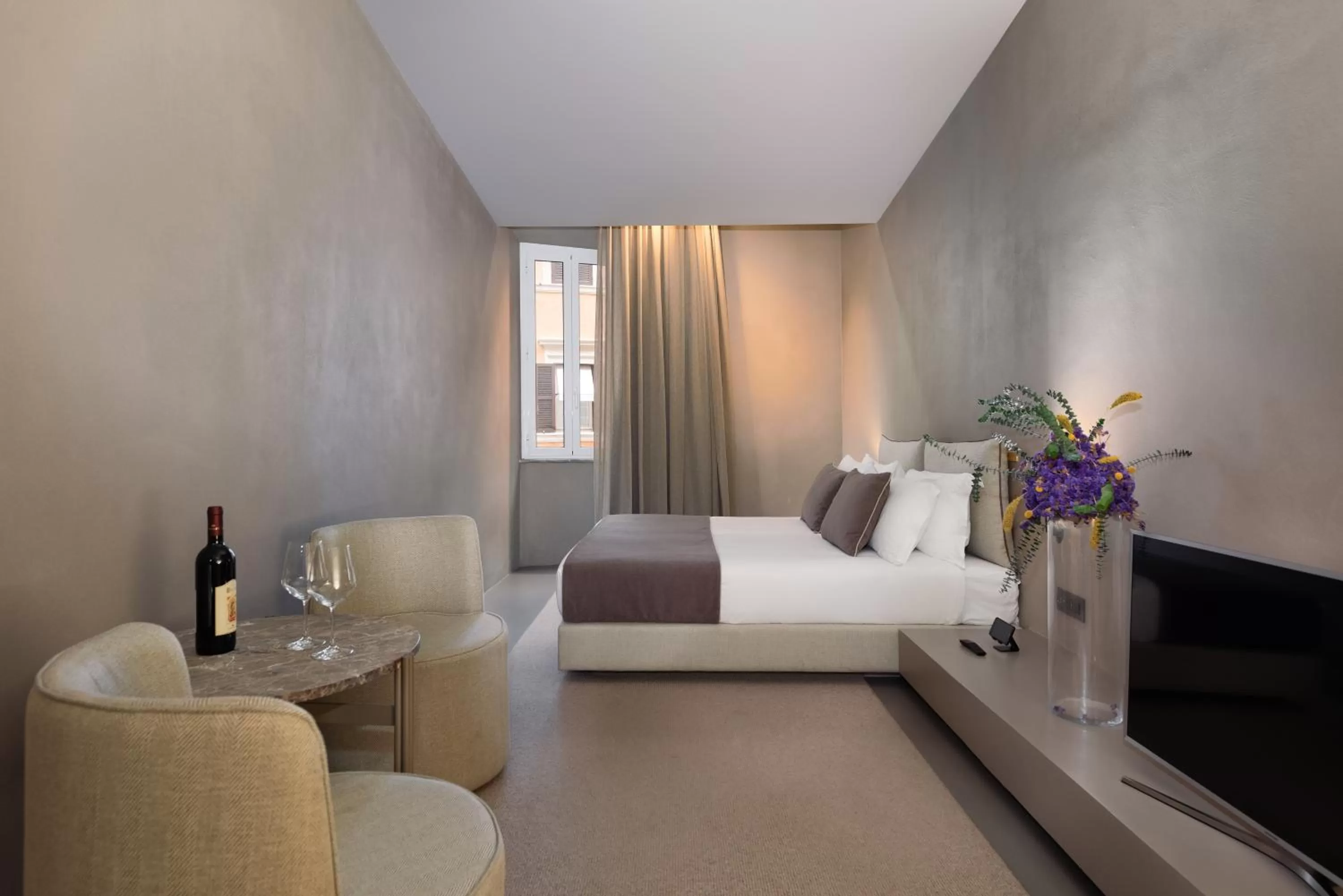 Photo of the whole room, Bed in Elysium Suites collection