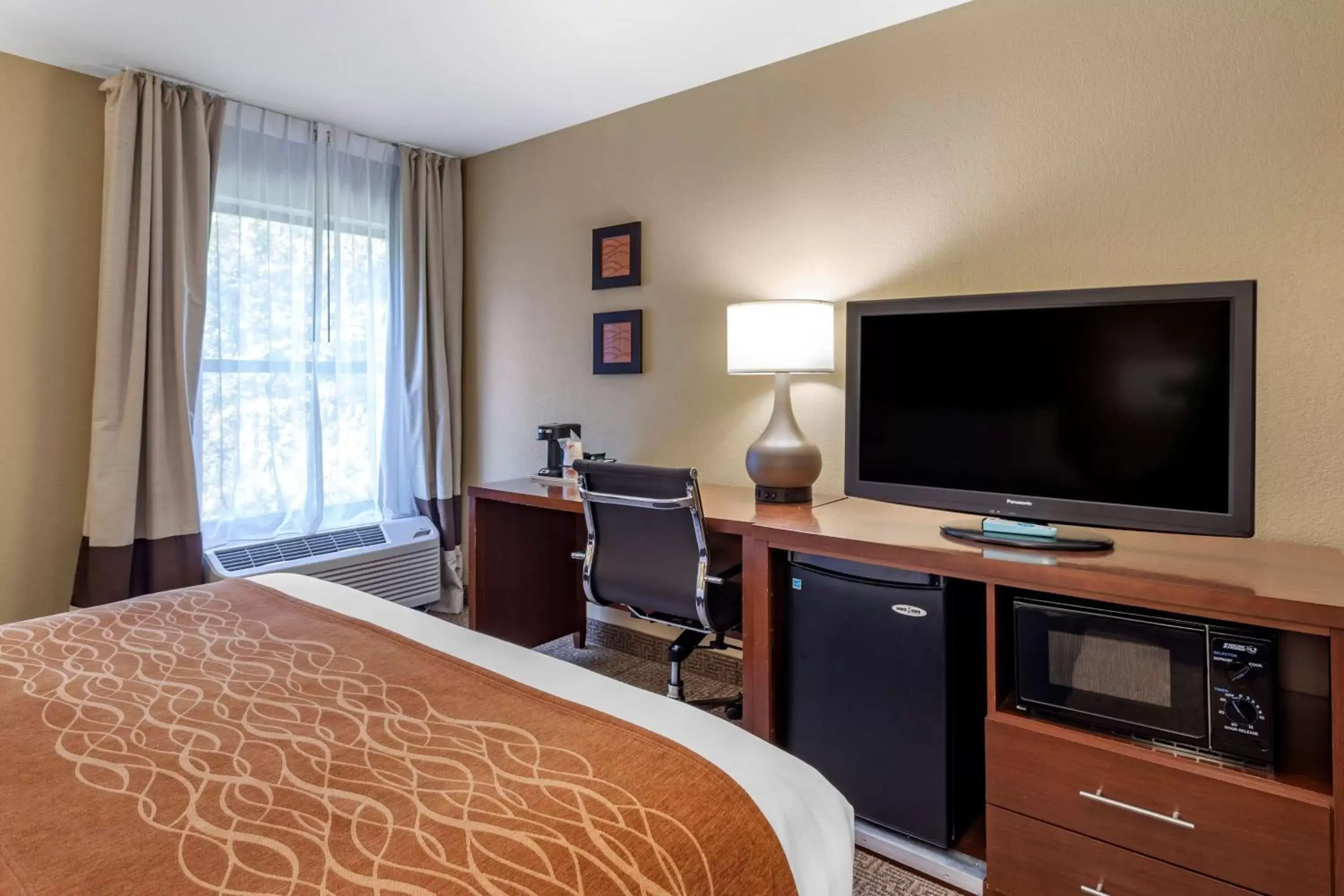 Photo of the whole room, TV/Entertainment Center in Comfort Inn Asheville Biltmore West