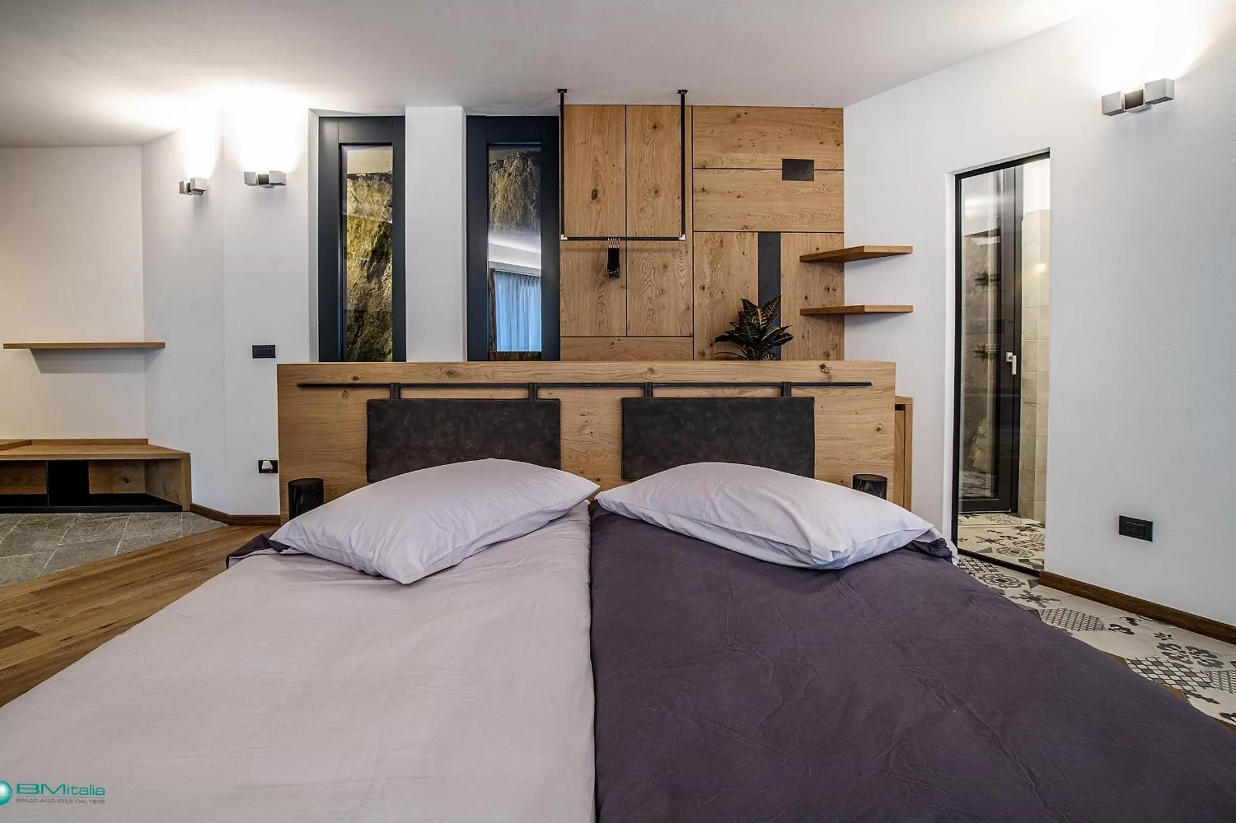 Bed in Cà Rossa #panoramic suite