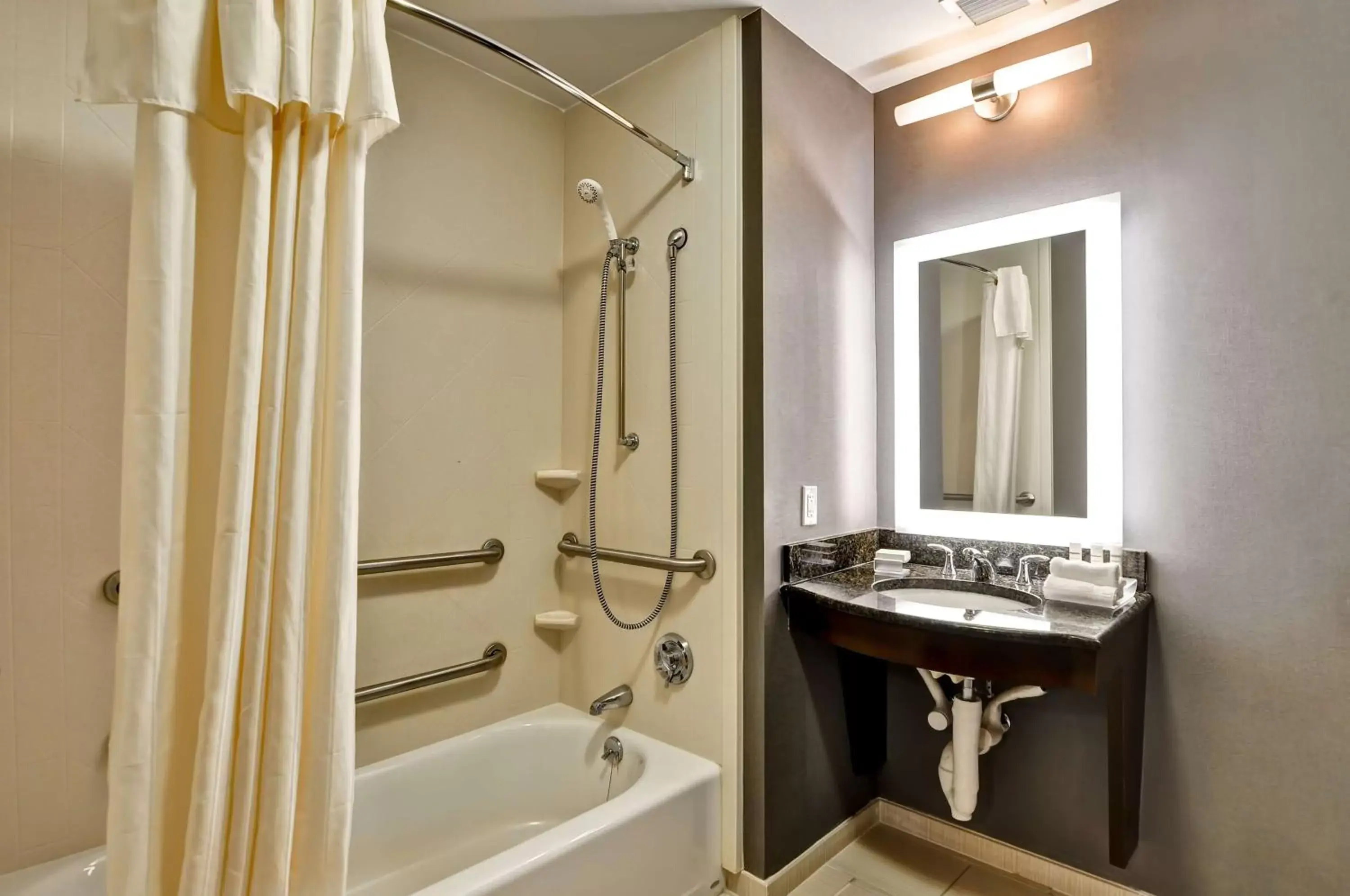 Bathroom in Homewood Suites by Hilton Boston Cambridge-Arlington, MA