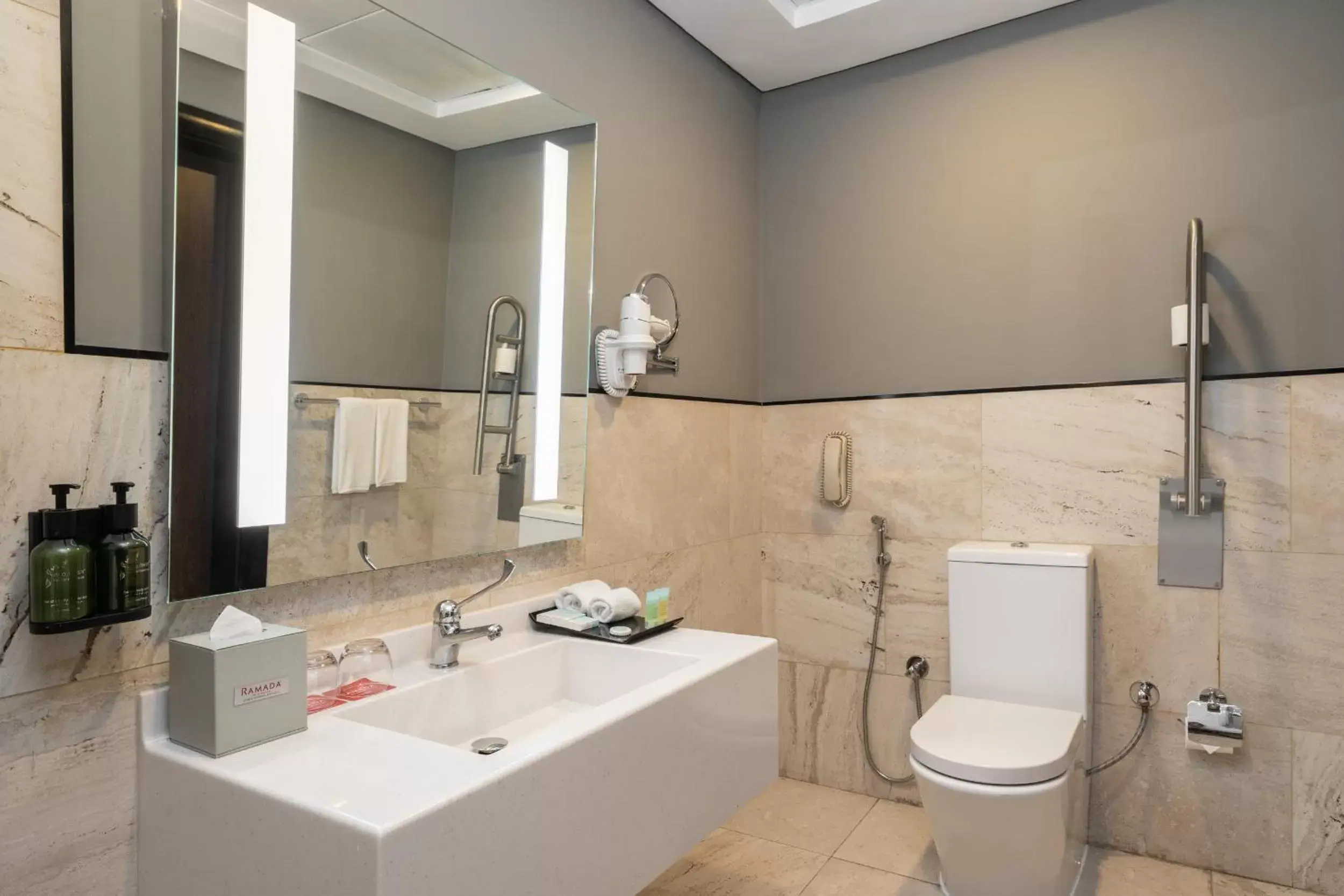 Toilet, Bathroom in Ramada by Wyndham Dubai Barsha Heights