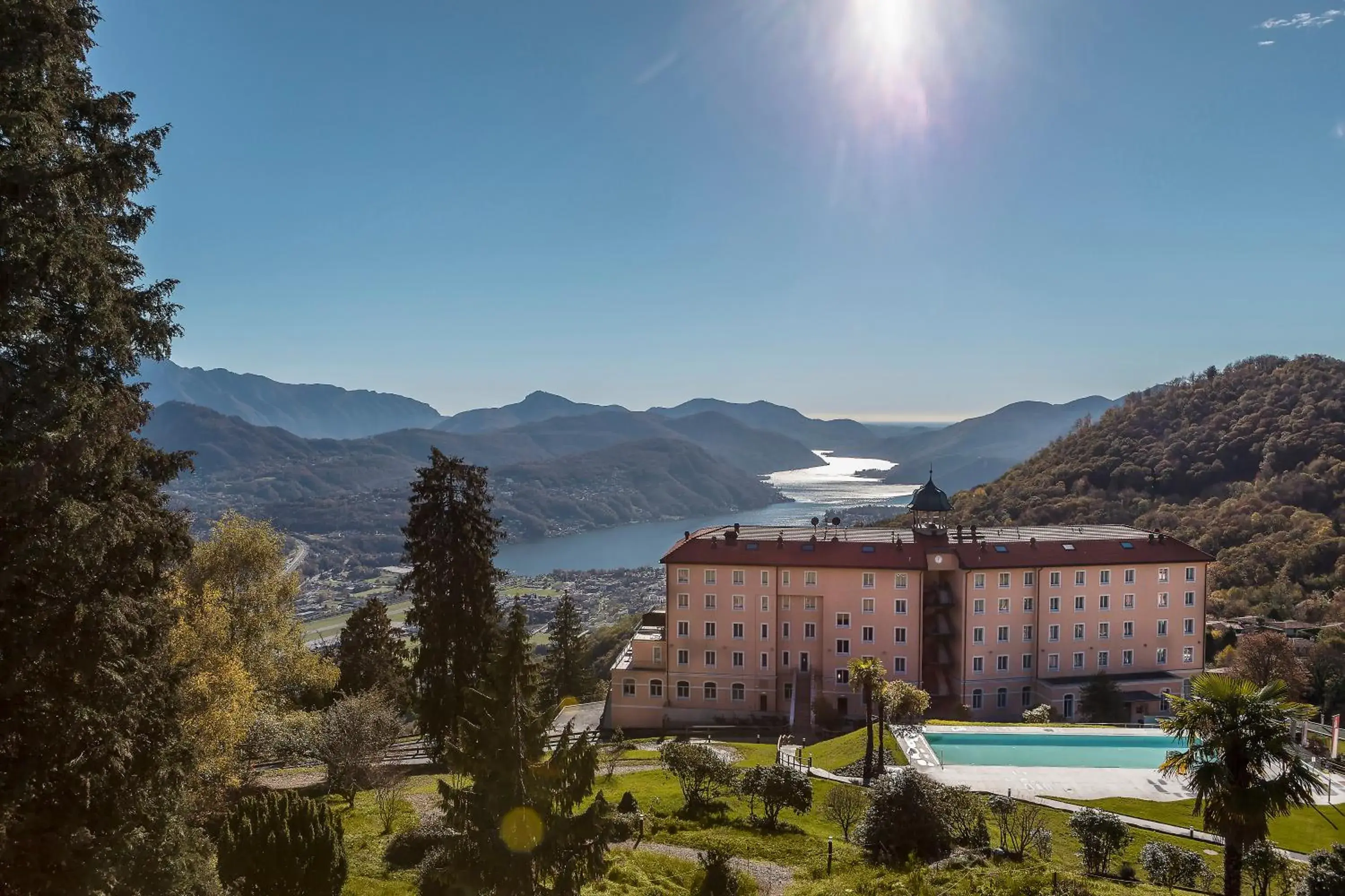 Facade/entrance in Kurhaus Cademario Hotel & DOT Spa - Ticino Hotels Group