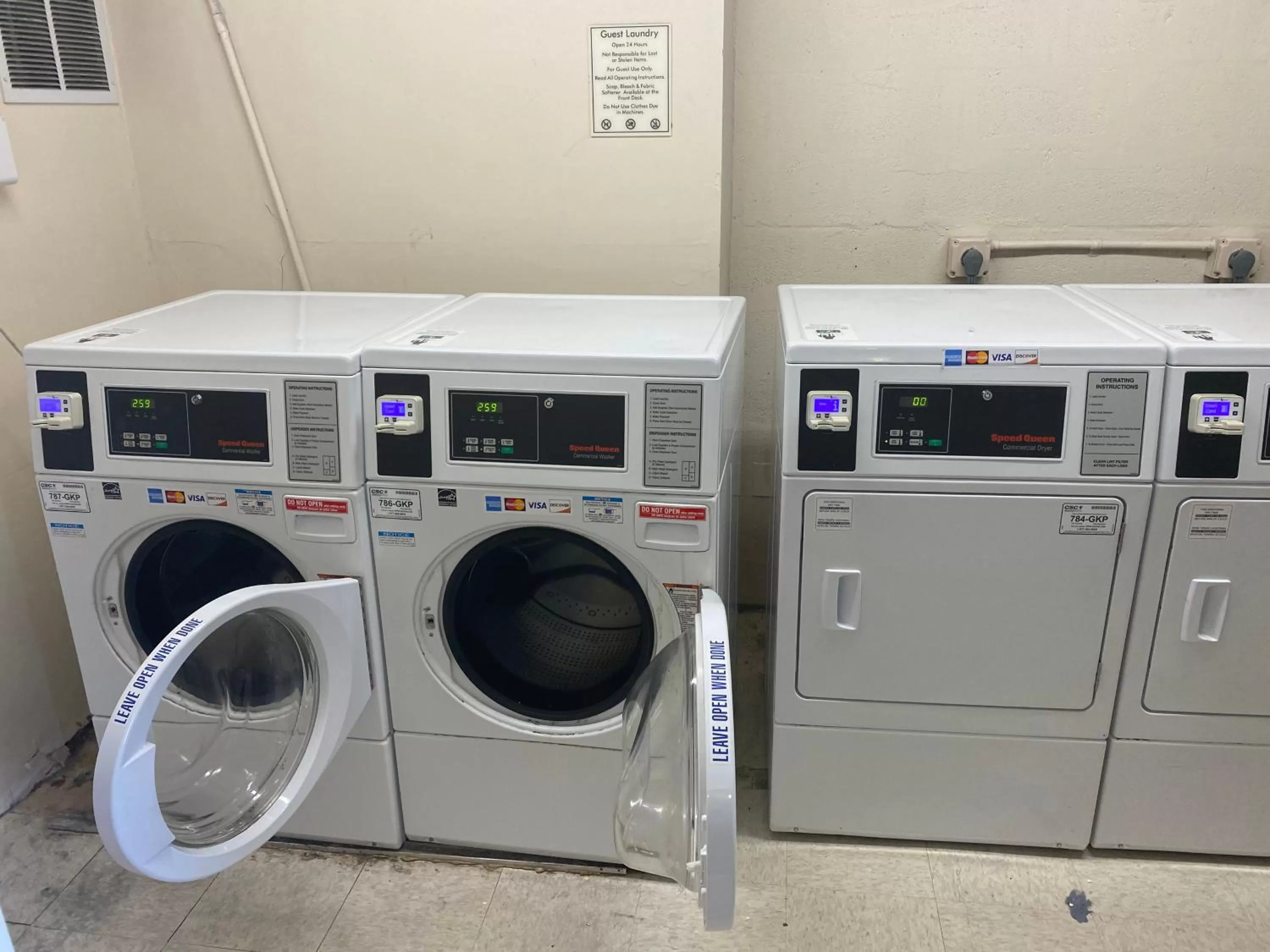 laundry in Comfort Inn