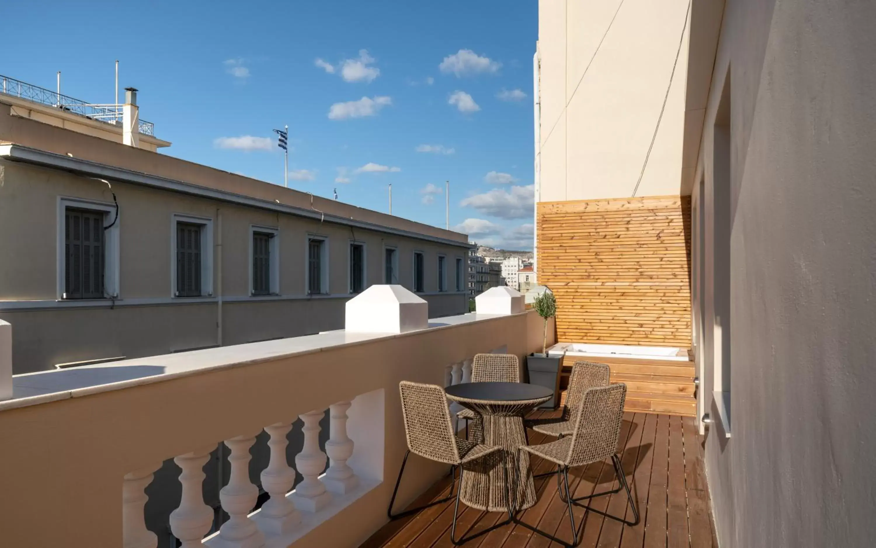 Patio, Balcony/Terrace in Praxitelous Luxury Suites
