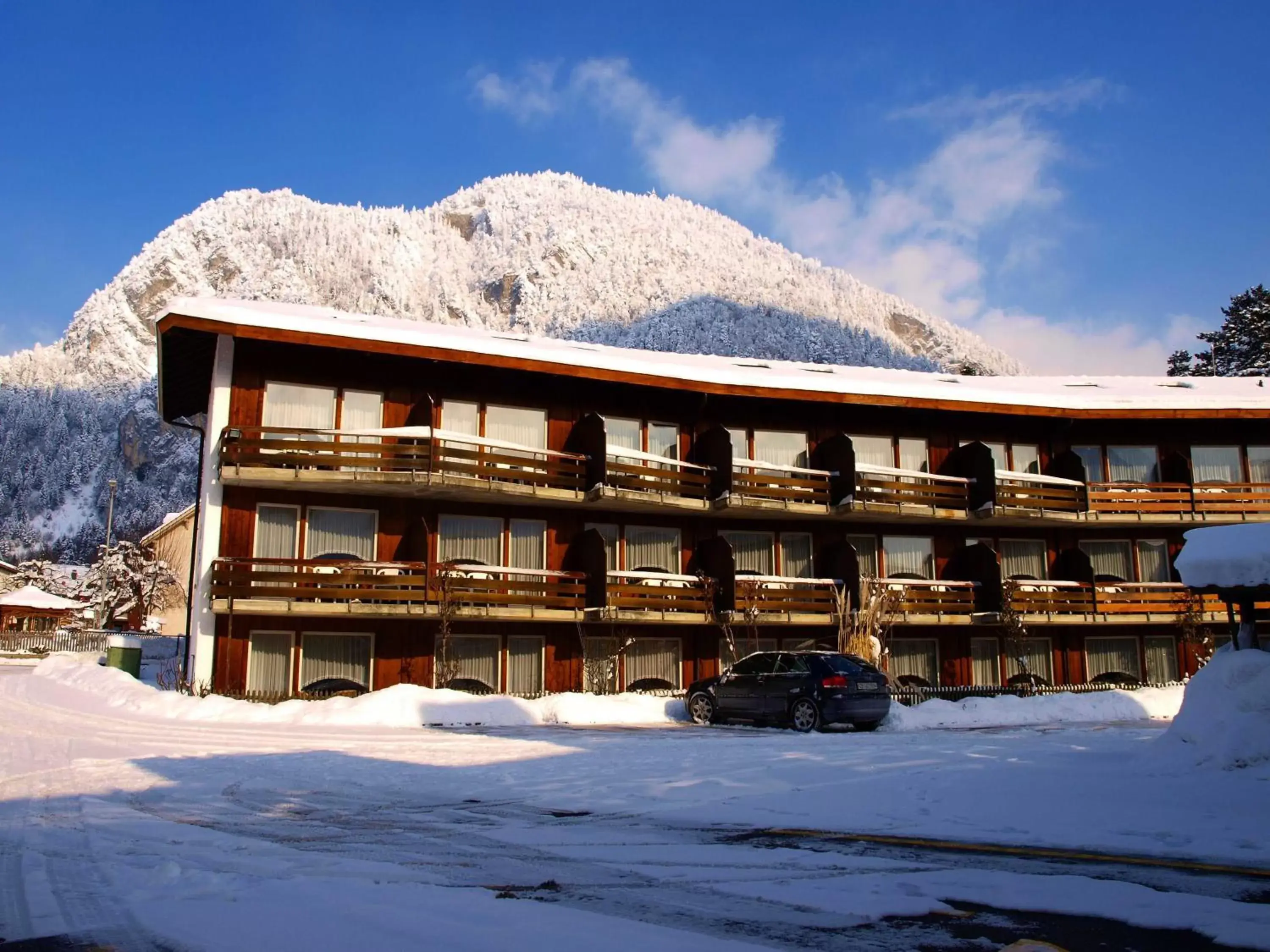 Winter in Hotel Chalet Swiss