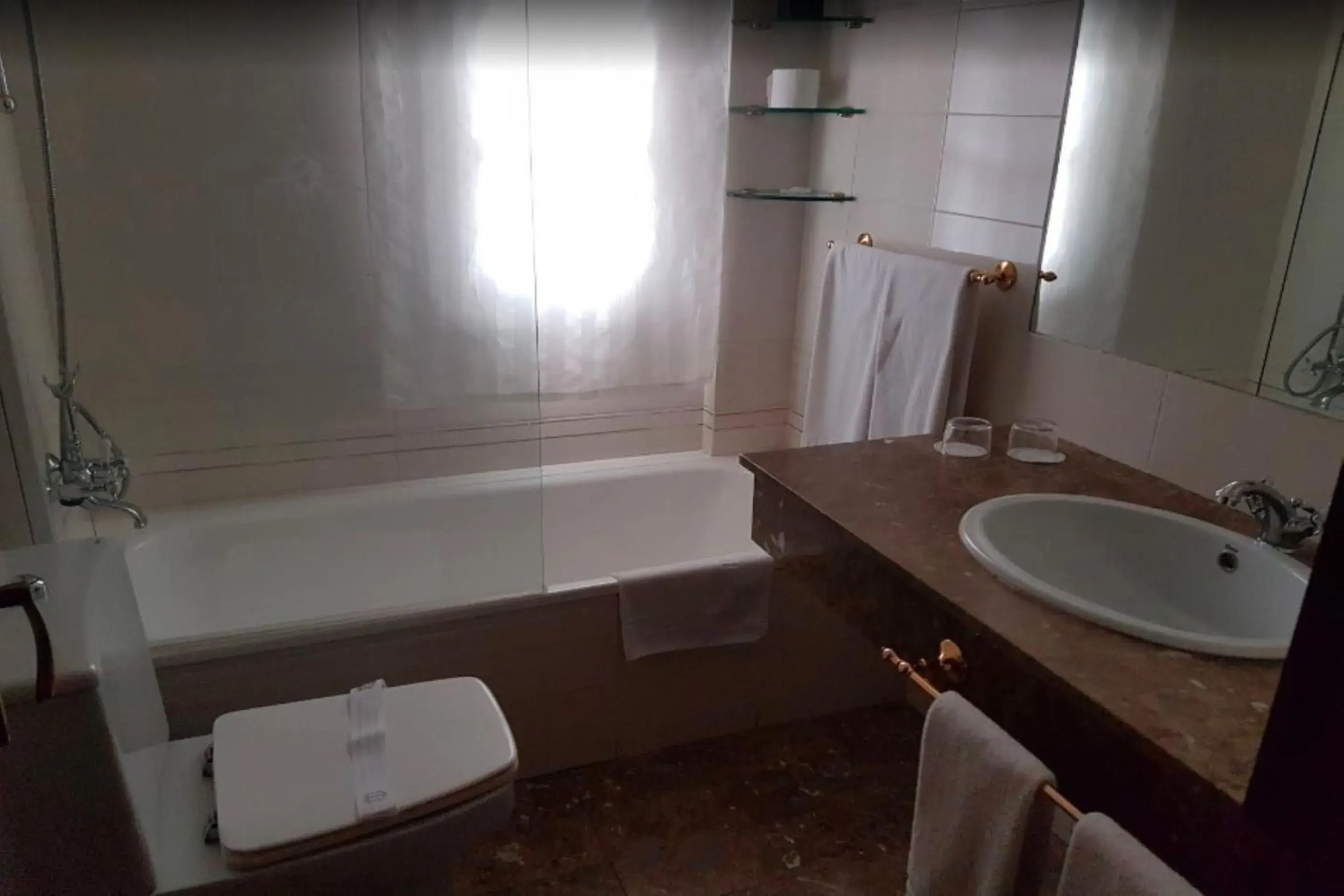 Bathroom in Hotel Edelweiss