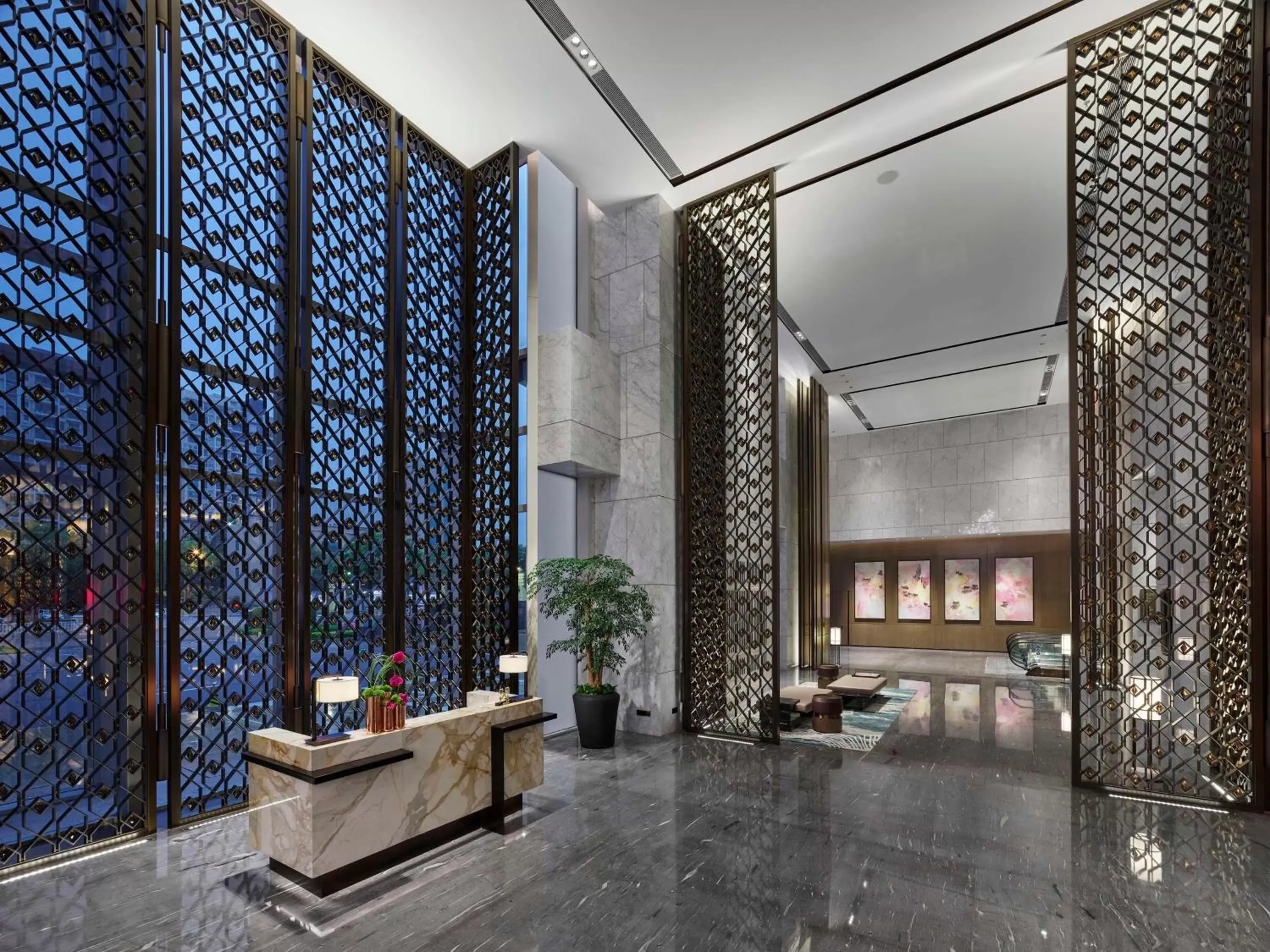 Lobby or reception, Lobby/Reception in Hilton Foshan Shunde Lobby or reception, Lobby/Reception in Hilton Foshan Shunde