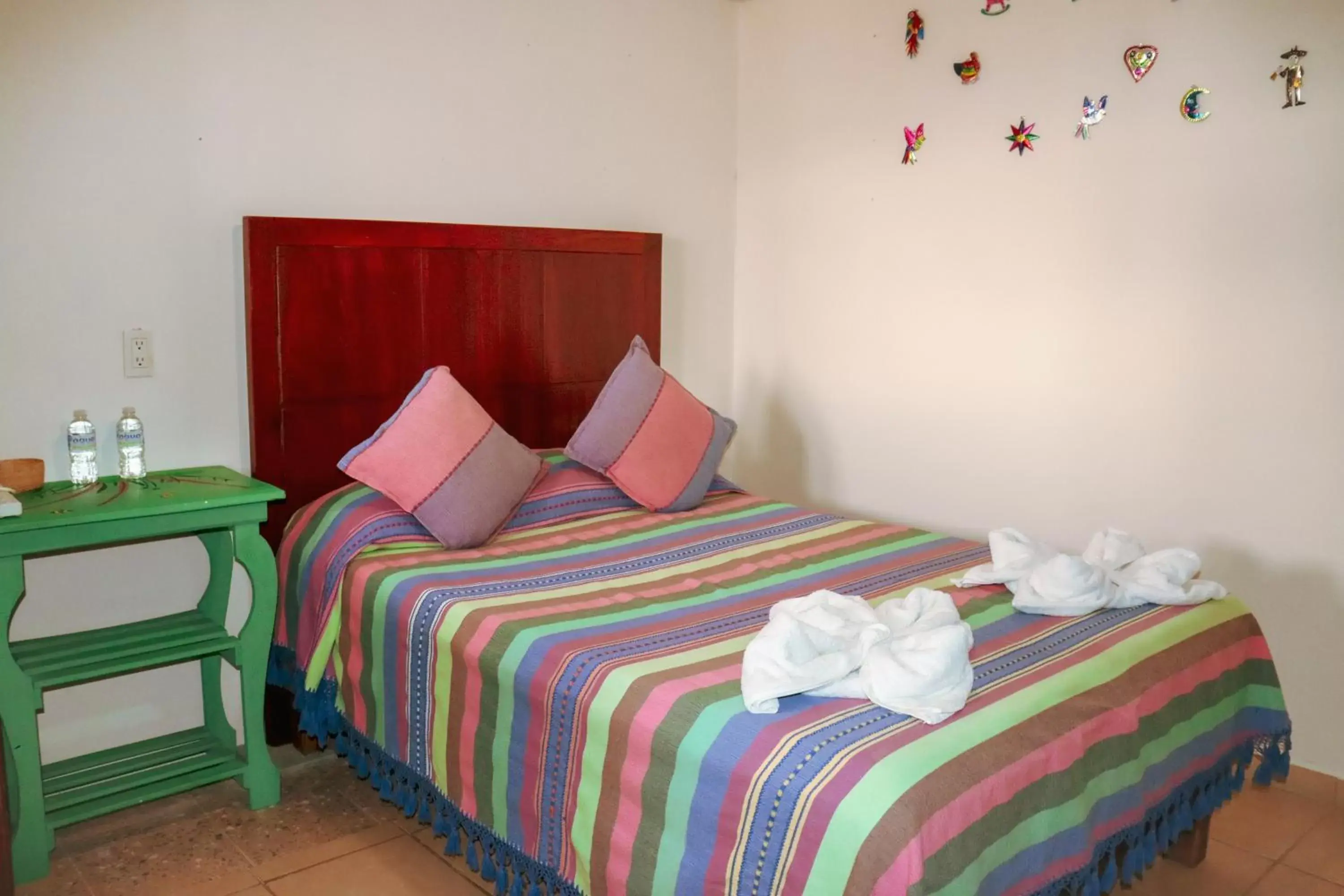 Area and facilities, Bed in Posada Don Mario