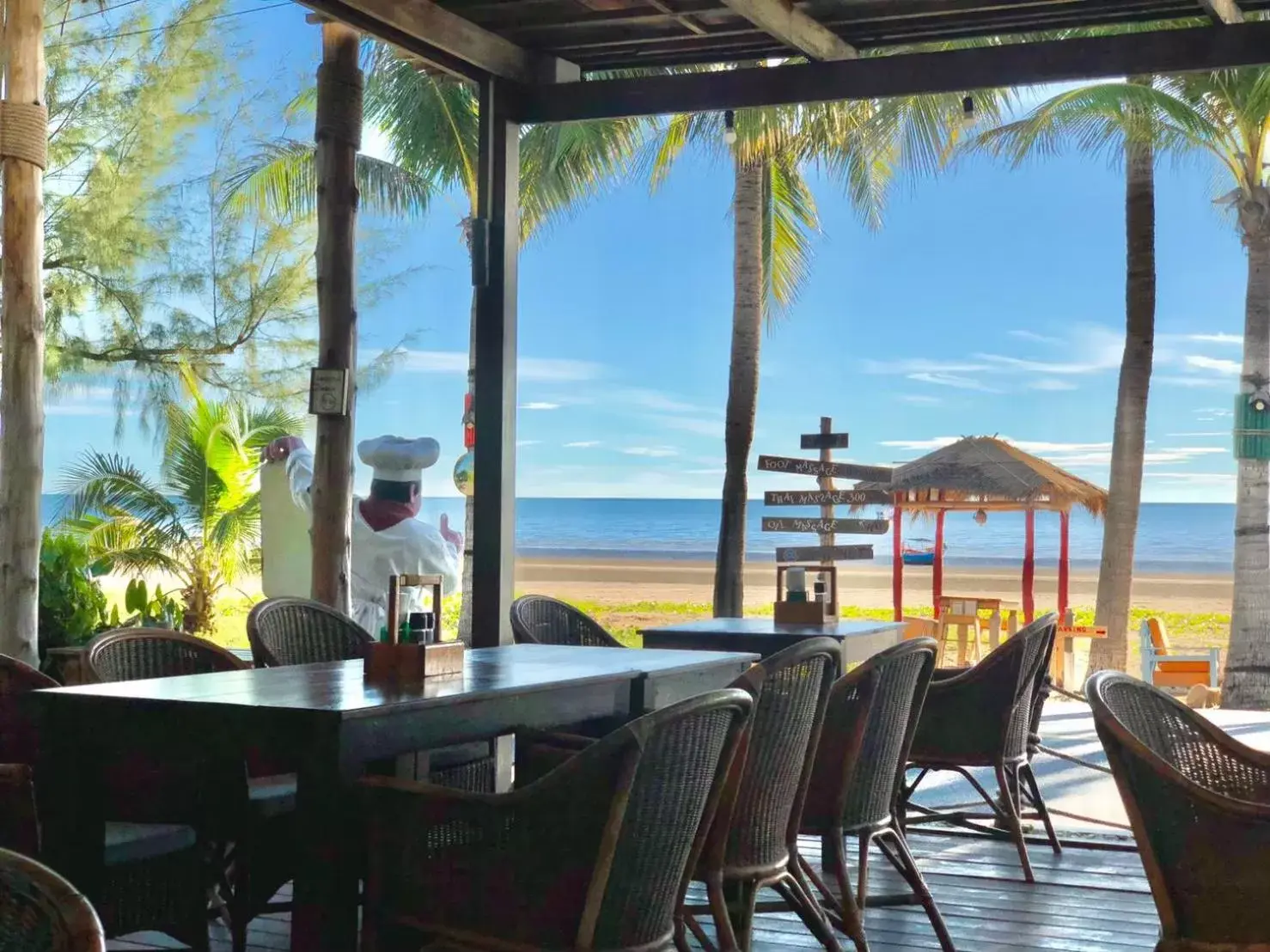 Restaurant/places to eat in Dolphin Bay Beach Resort