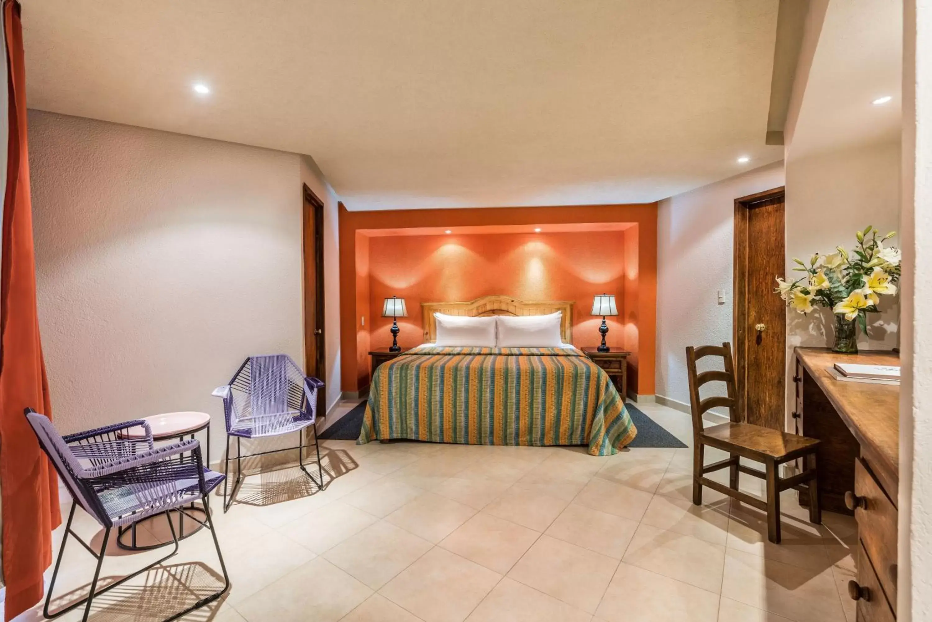 Bedroom, Bed in Hotel Abadia Tradicional