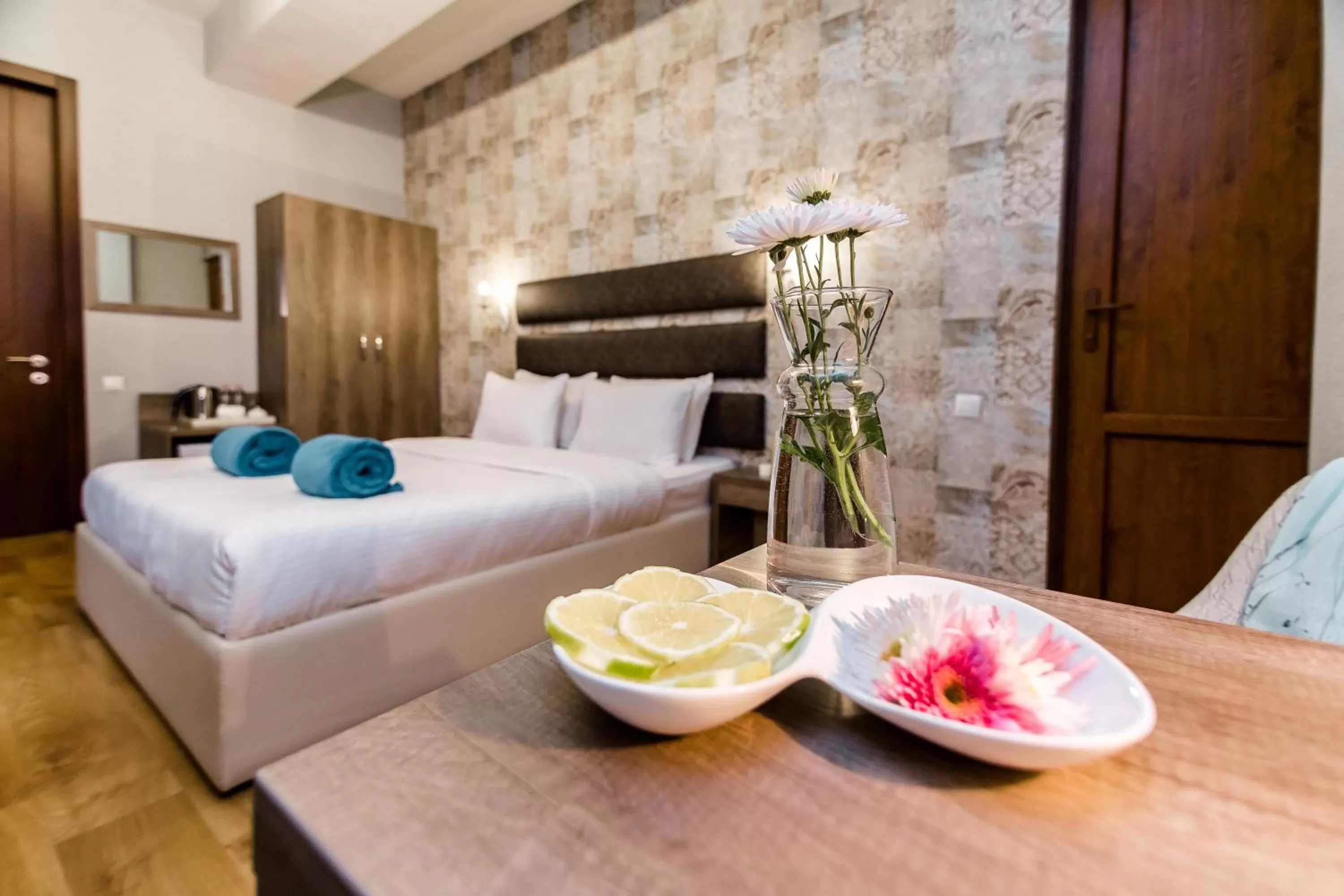 Decorative detail, Bed in Hotel Diamond