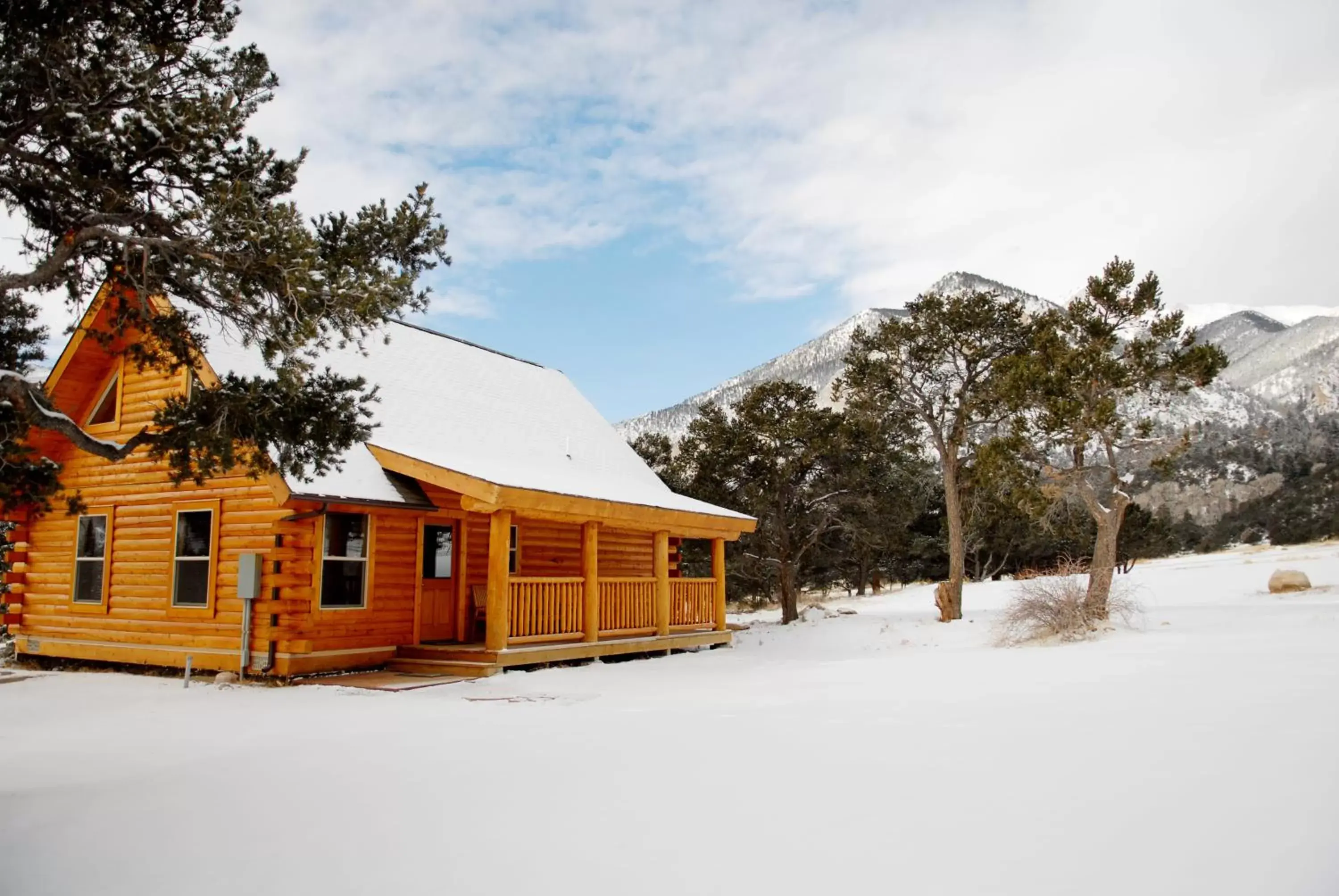 Winter in Mount Princeton Hot Springs Resort