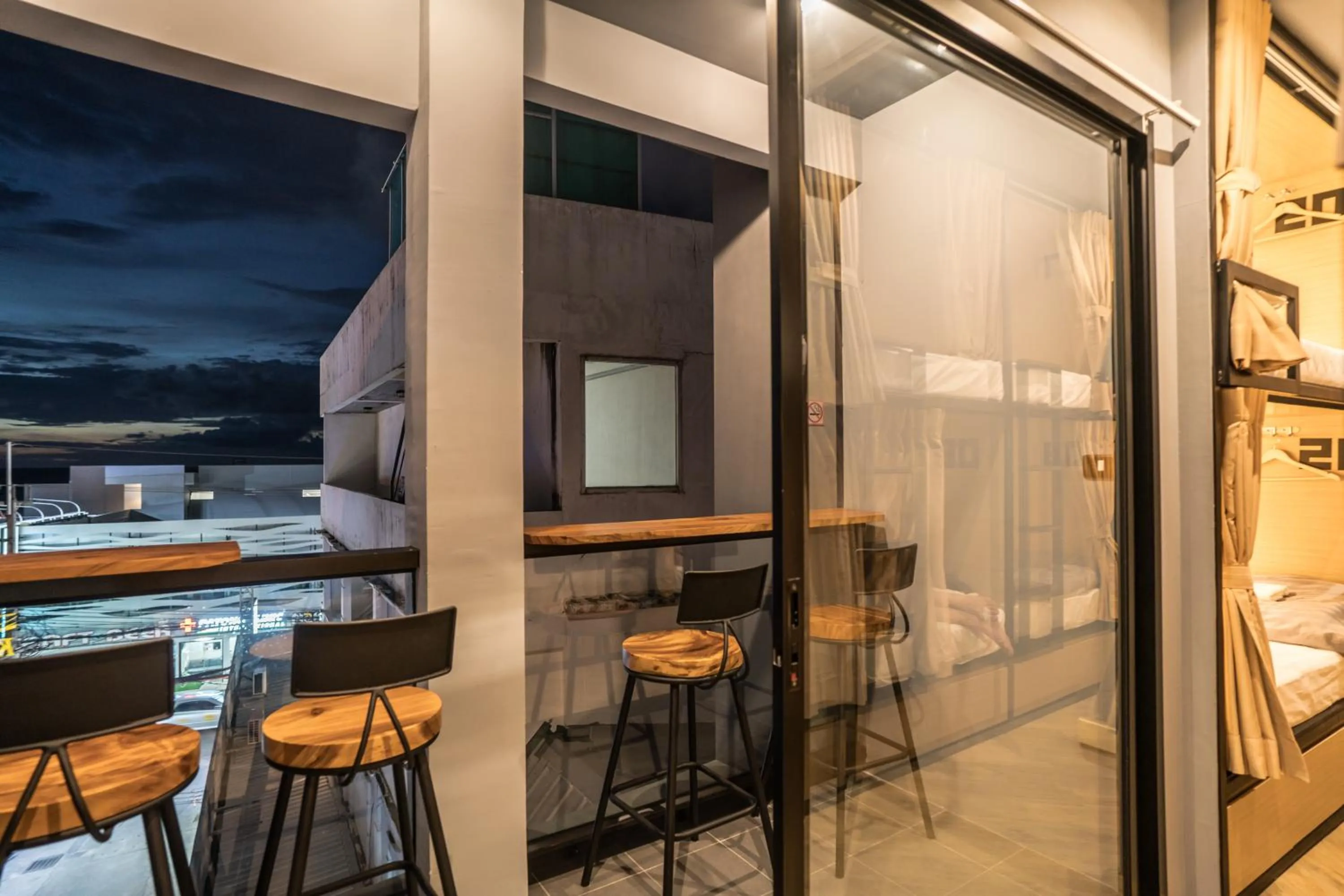 Balcony/Terrace in Sleep Box Patong Hostel