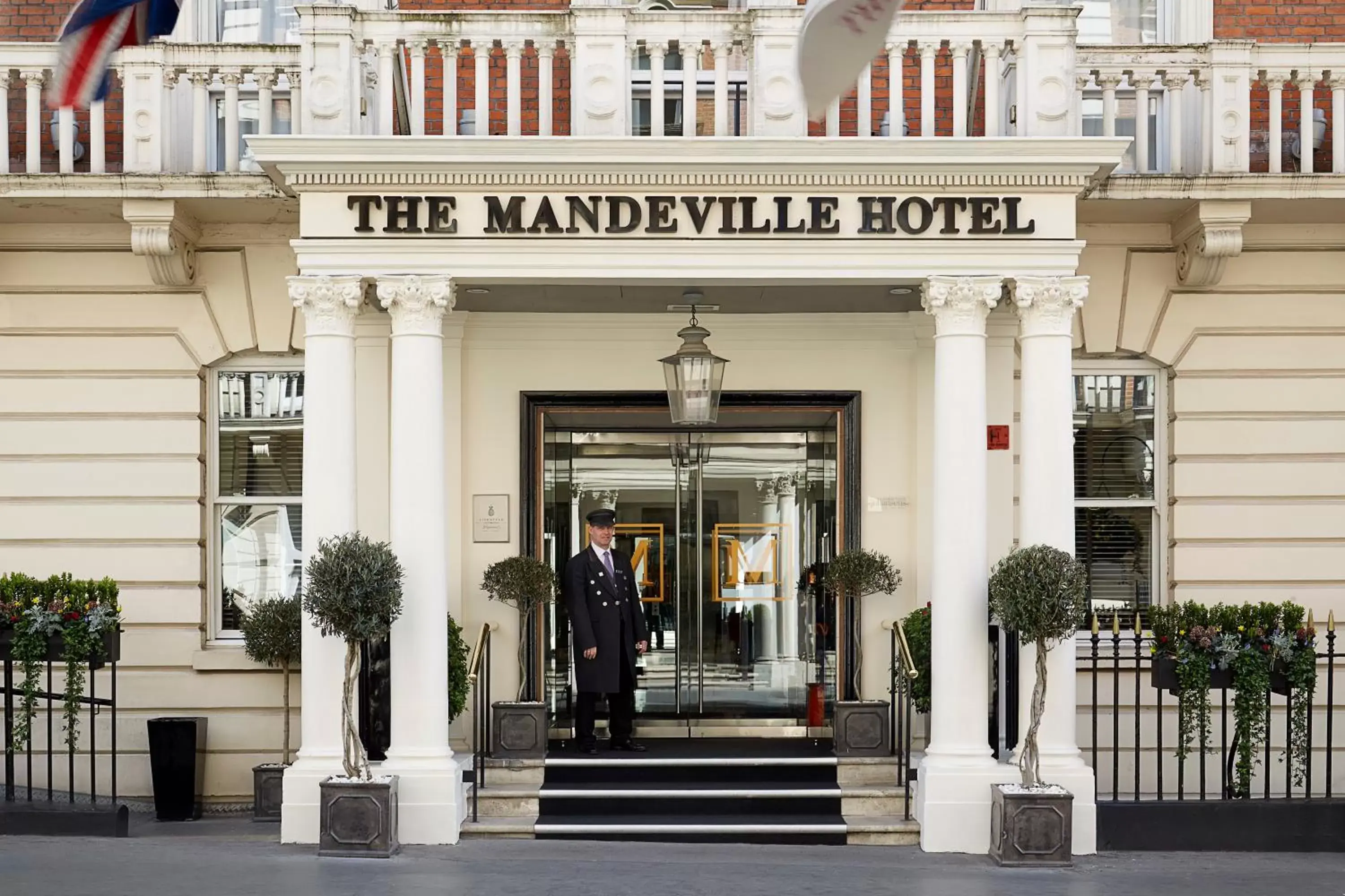 Facade/entrance in The Mandeville Hotel