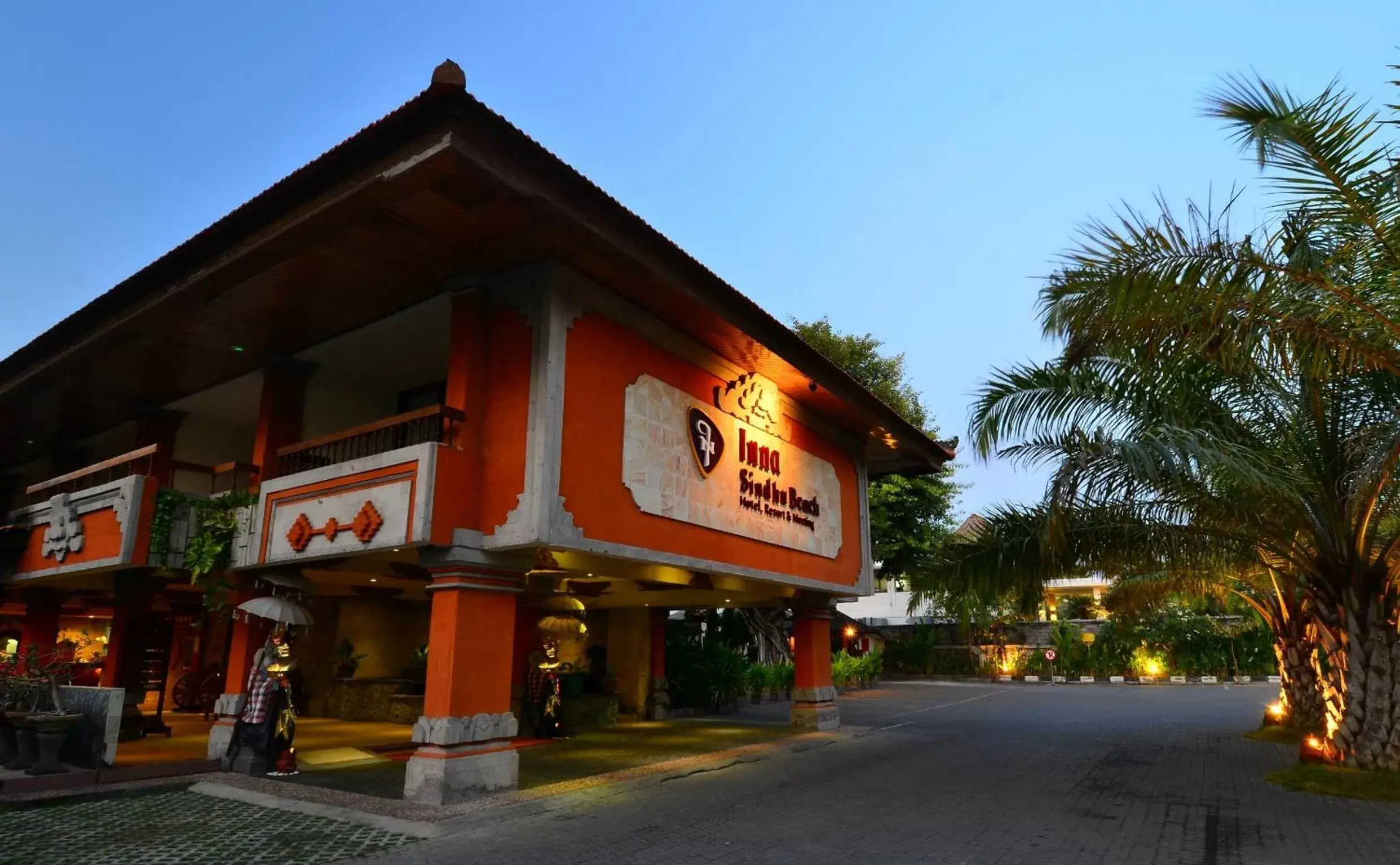 Facade/entrance, Property Building in Inna Sindhu Beach Hotel & Resort
