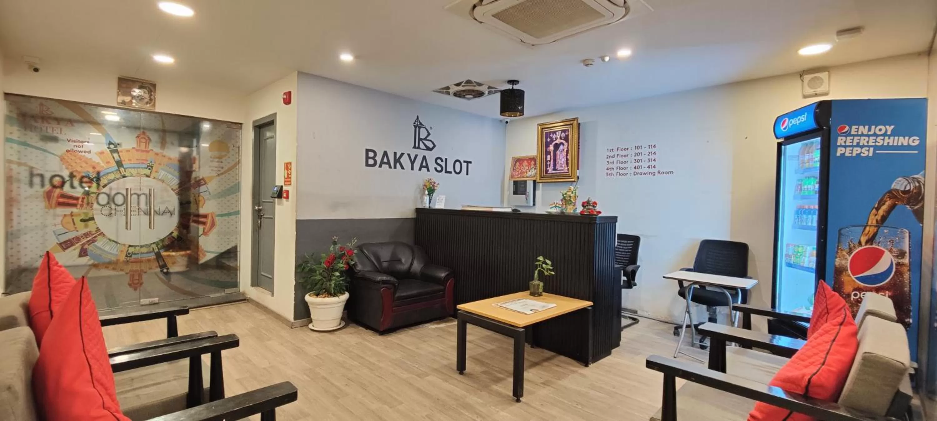 Lobby or reception, Lobby/Reception in Hotel Bakya Slot - Maraimalai Nagar