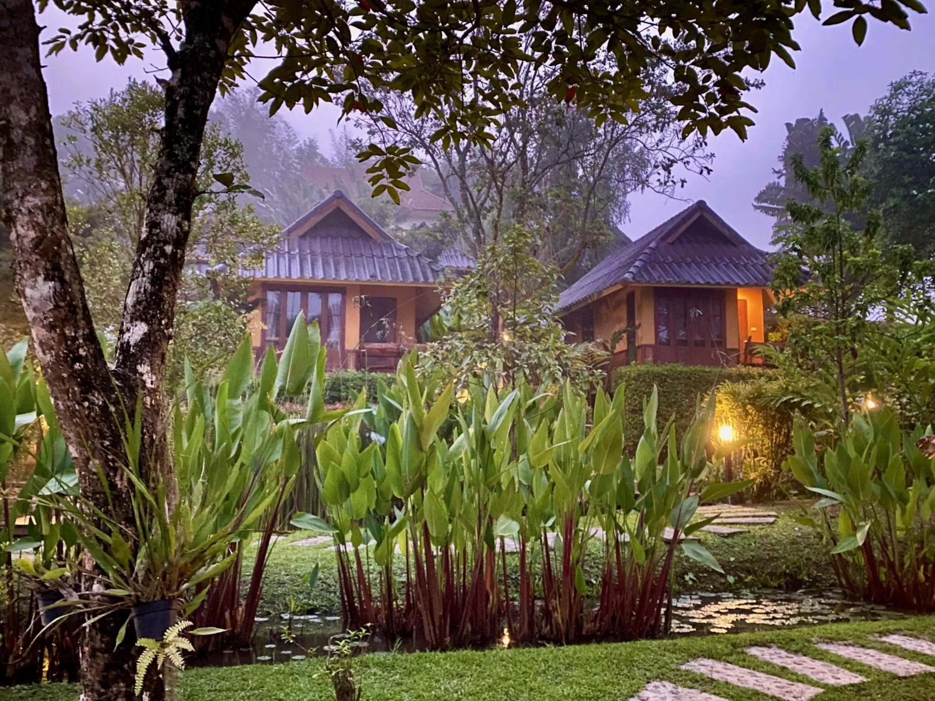 Garden view in Pura Vida Pai Resort