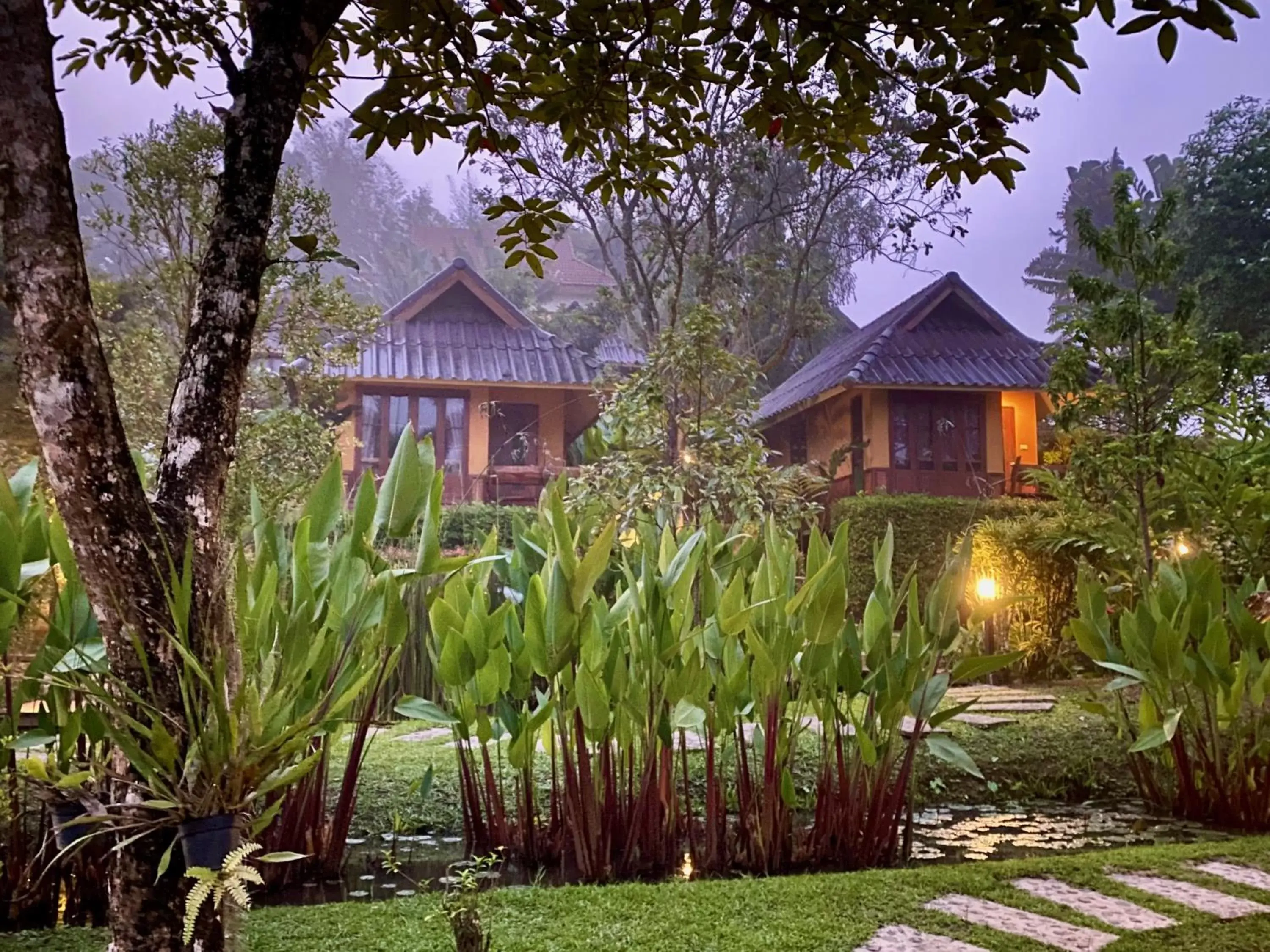 Garden view, Property Building in Pura Vida Pai Resort