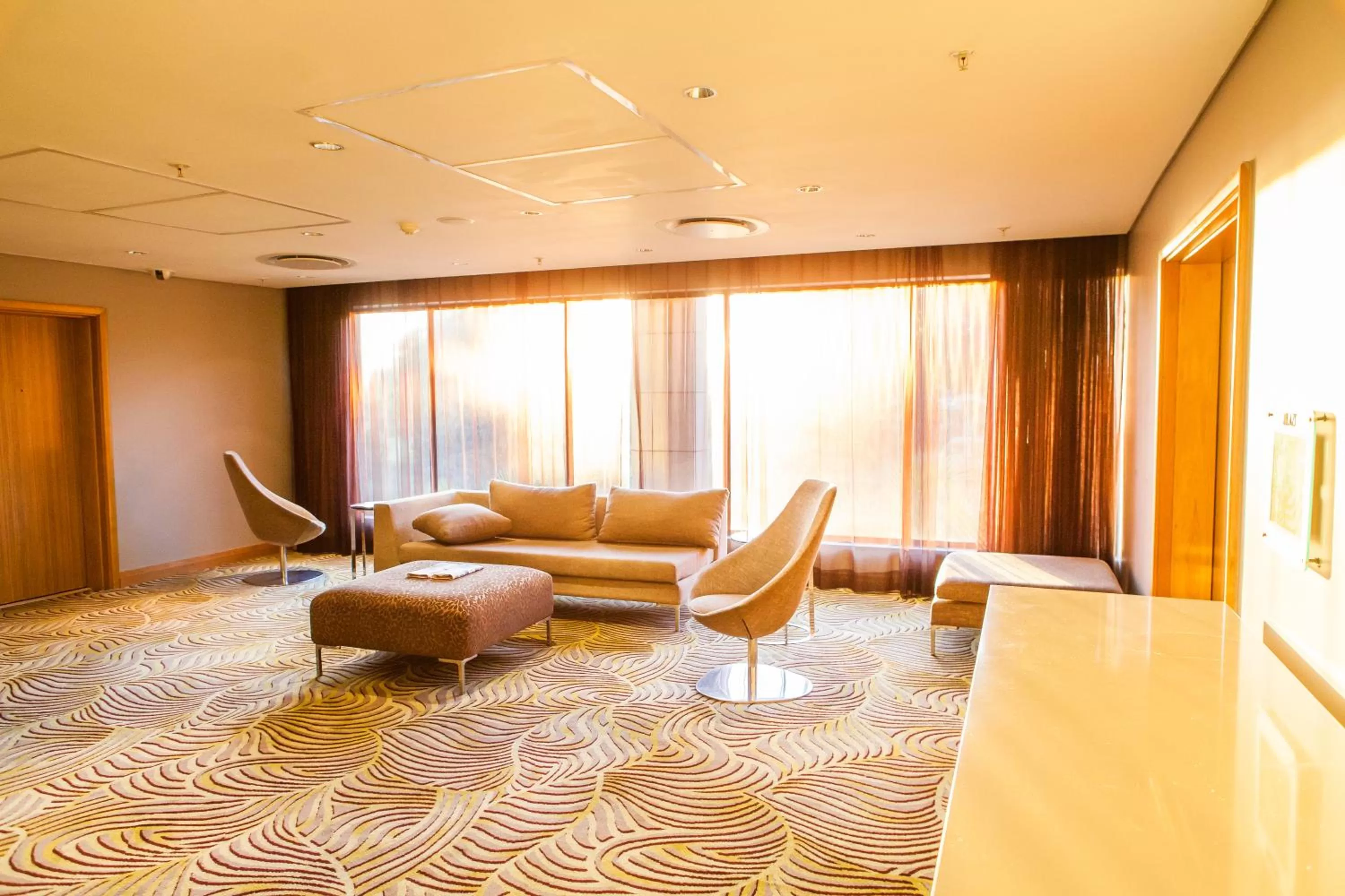 Seating area in Garden Court Umhlanga