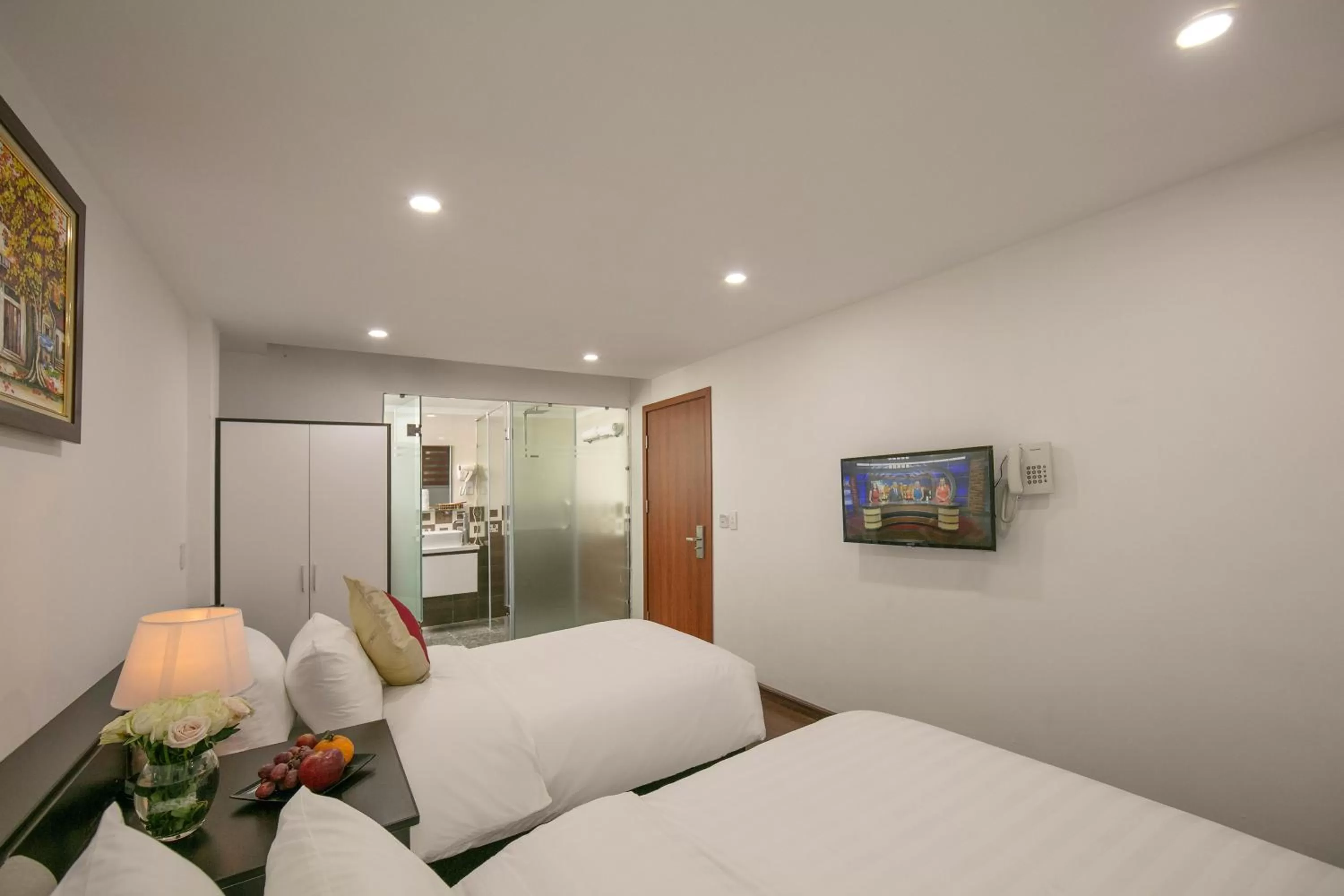 Photo of the whole room, Bed in Hanoi Aria Central Hotel & Spa