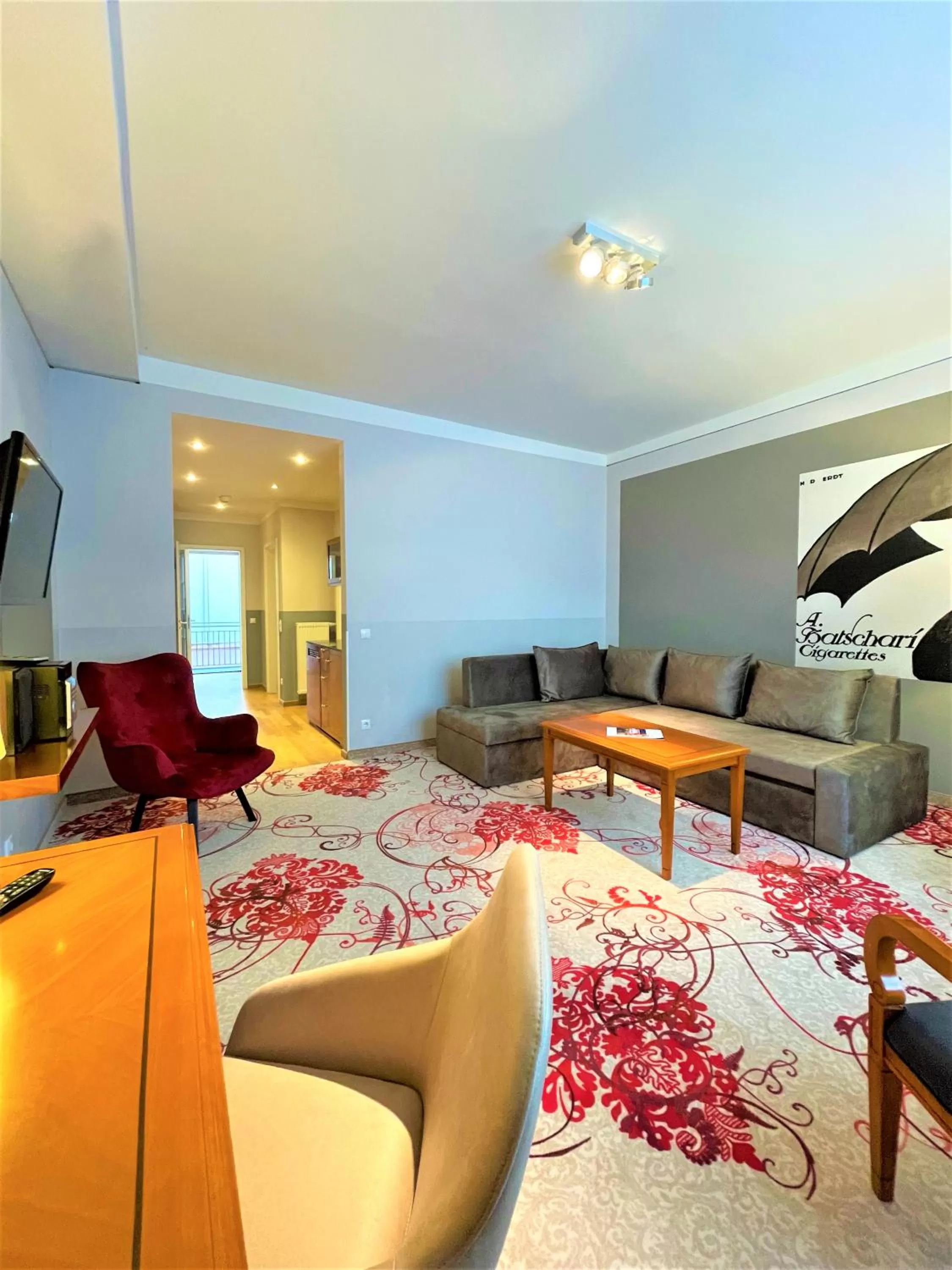 Living room in Batschari Palais Baden-Baden