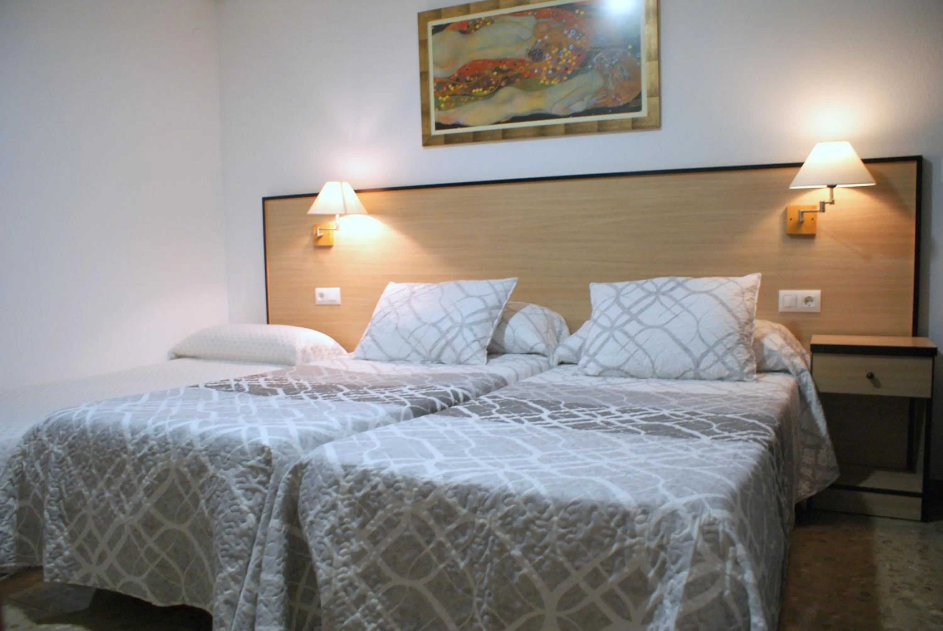 Bed in Hotel Carabela 2