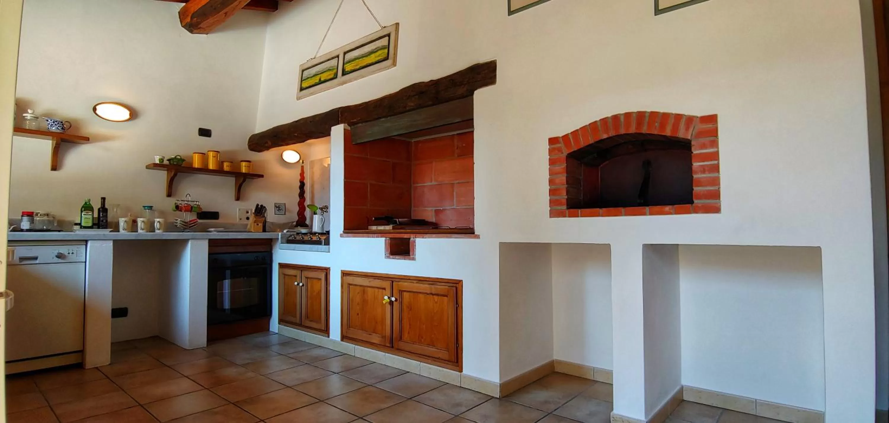Kitchen or kitchenette in Torrebianca Tuscany