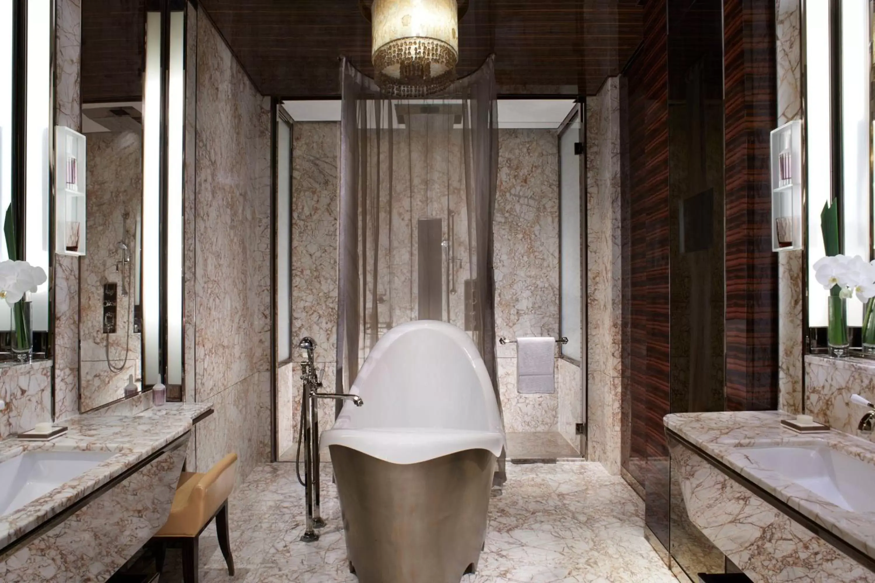 Bathroom in The Ritz-Carlton Shanghai, Pudong