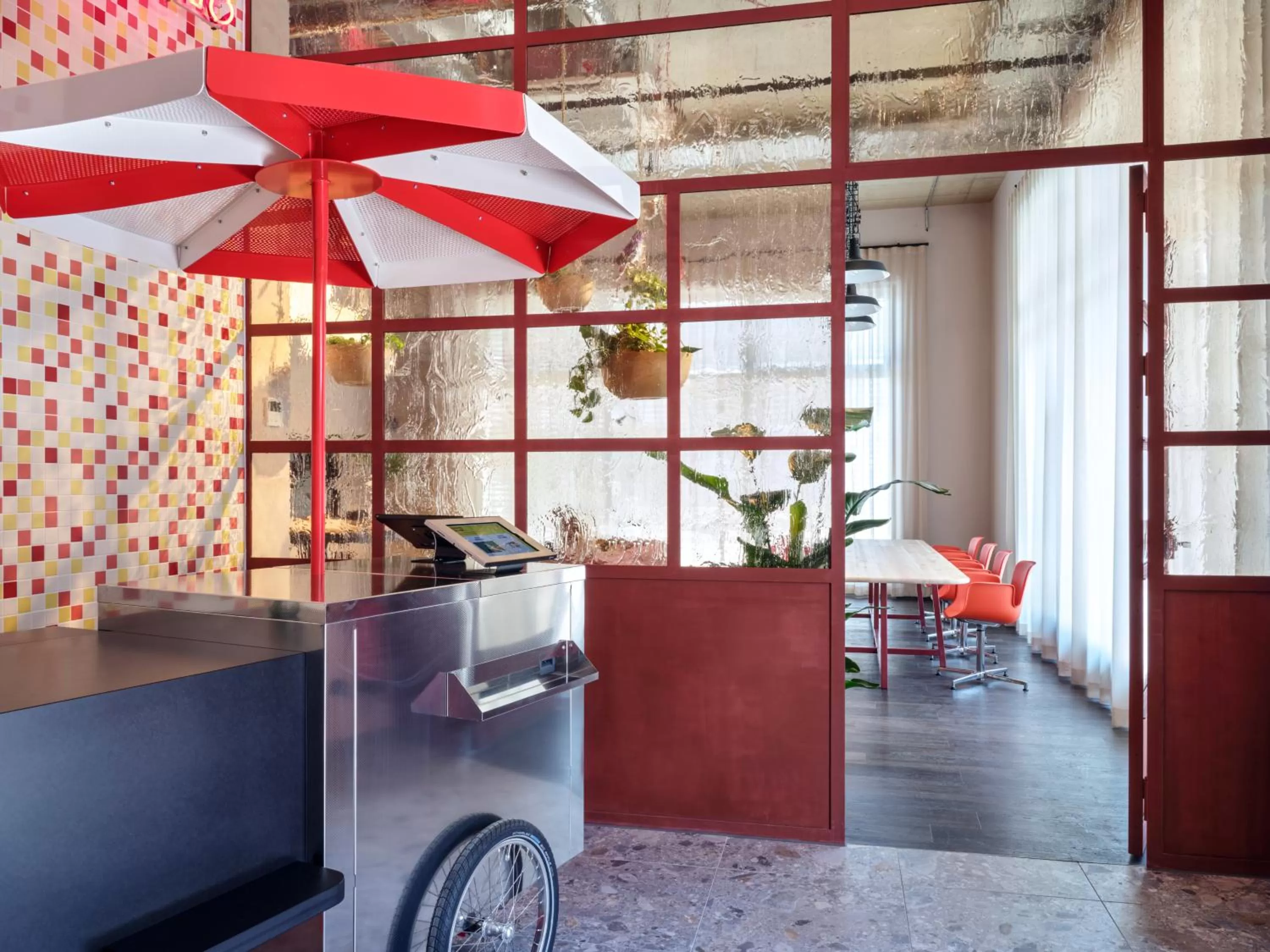 Lobby or reception in STAYERY Cologne Ehrenfeld