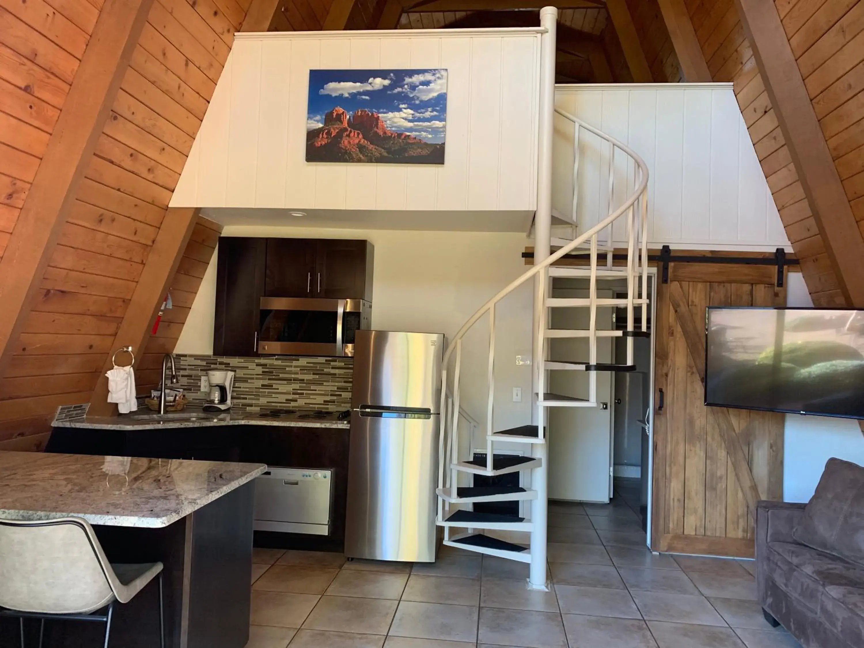 Kitchen/Kitchenette in Red Agave Resort