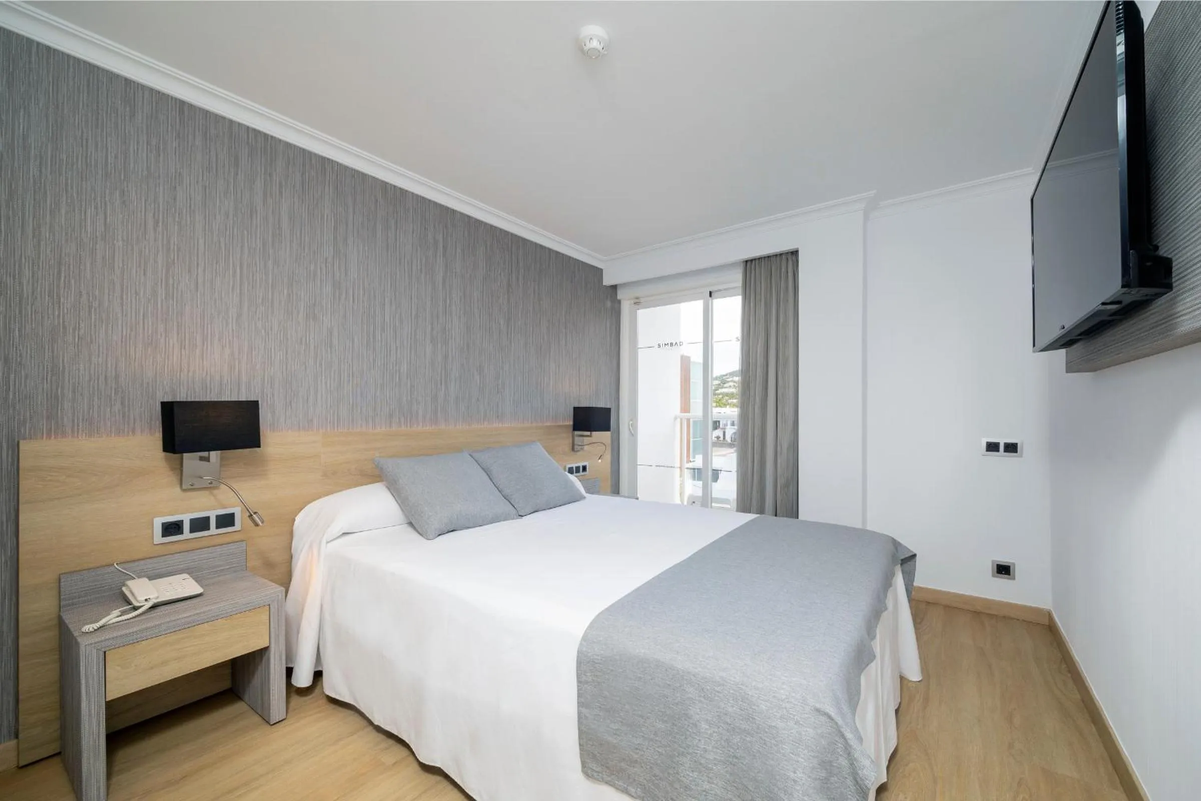 Bed in Hotel Simbad Ibiza