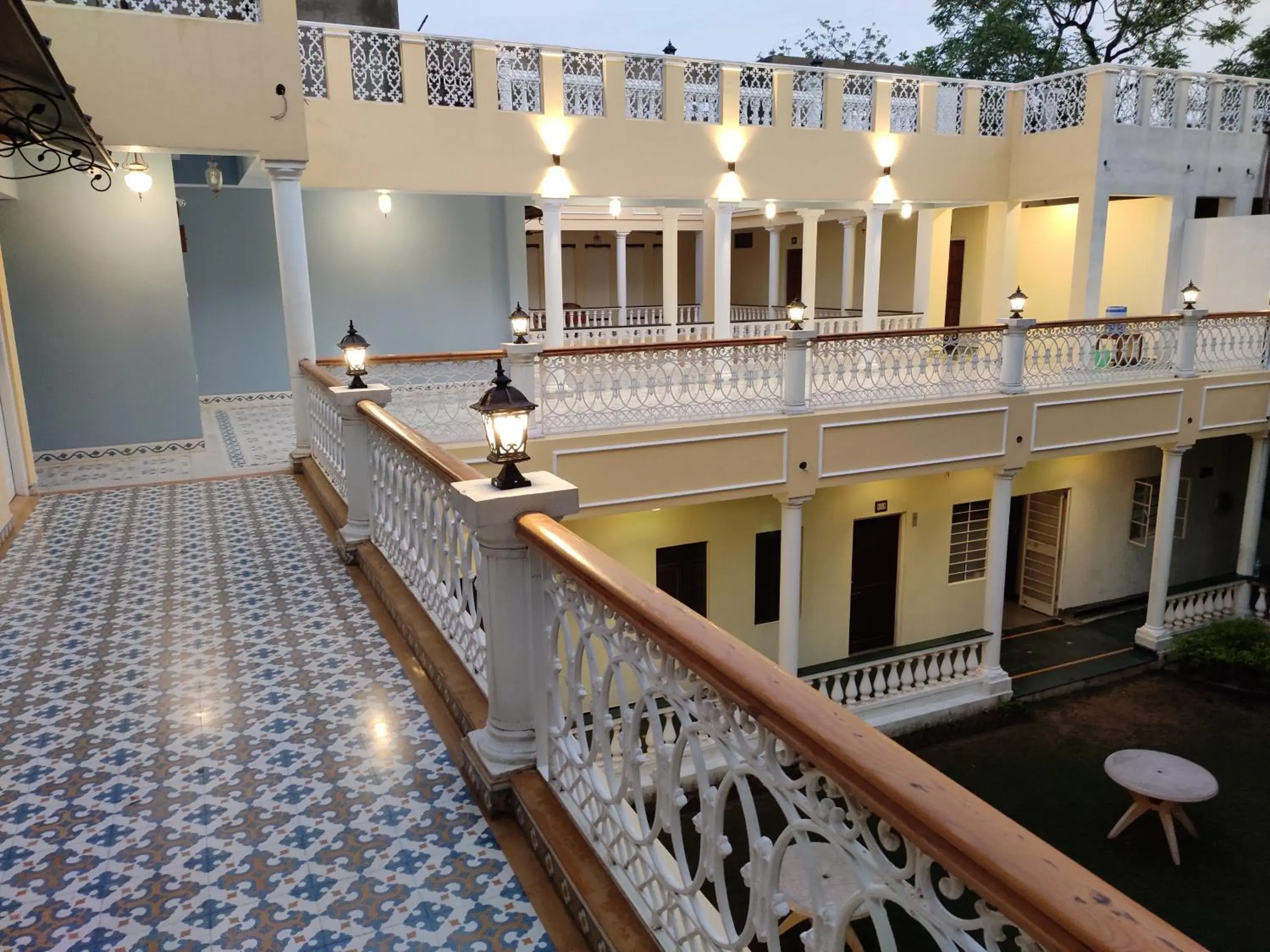 Pool View in Jai Niwas Garden Hotel