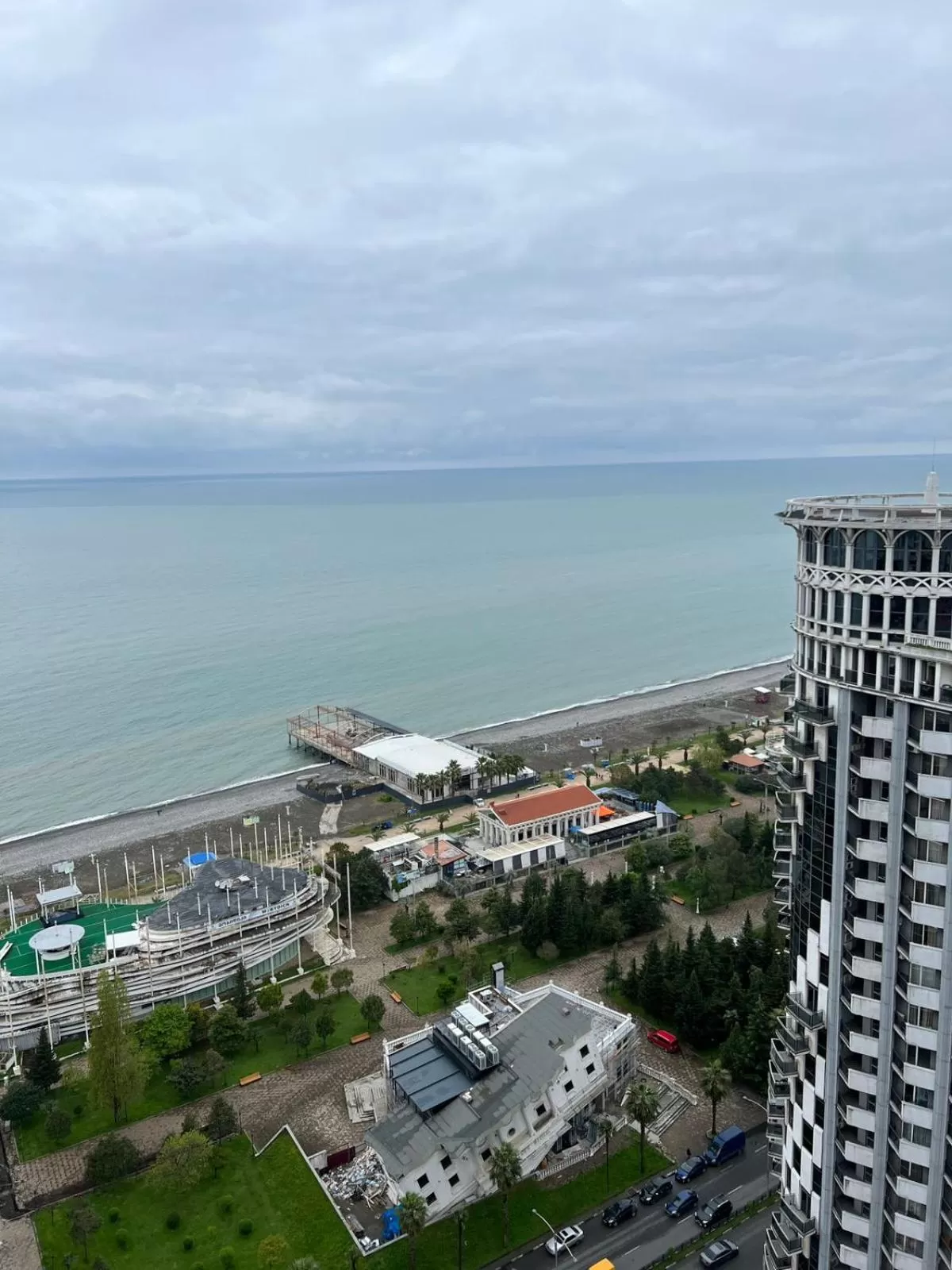 City view, Bird's-eye View in Holiday Lux Sea Towers Batumi