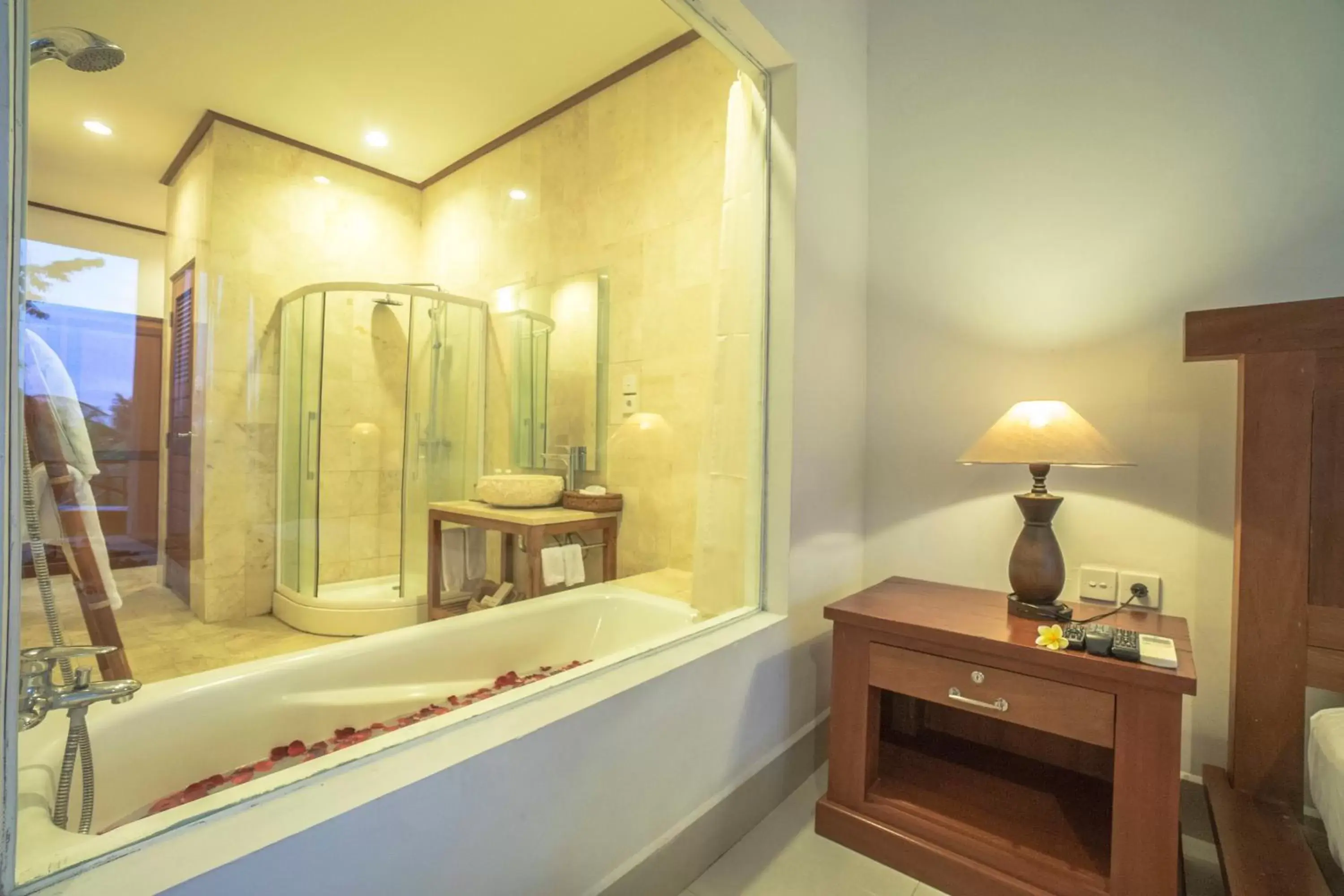 Bathroom in Gita Maha Ubud Hotel by Mahaputra-CHSE Certified