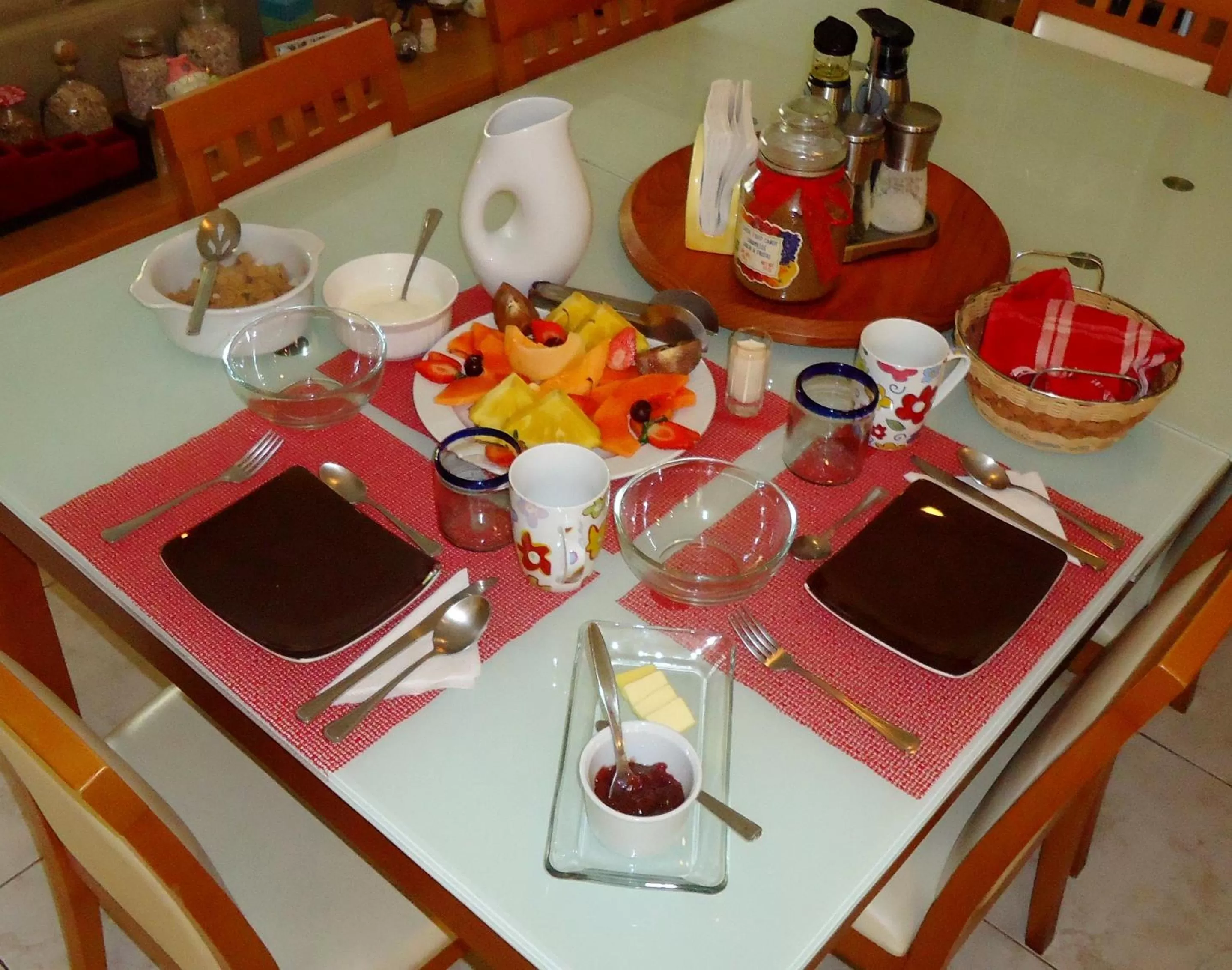 Food and drinks in B&B Mom's House