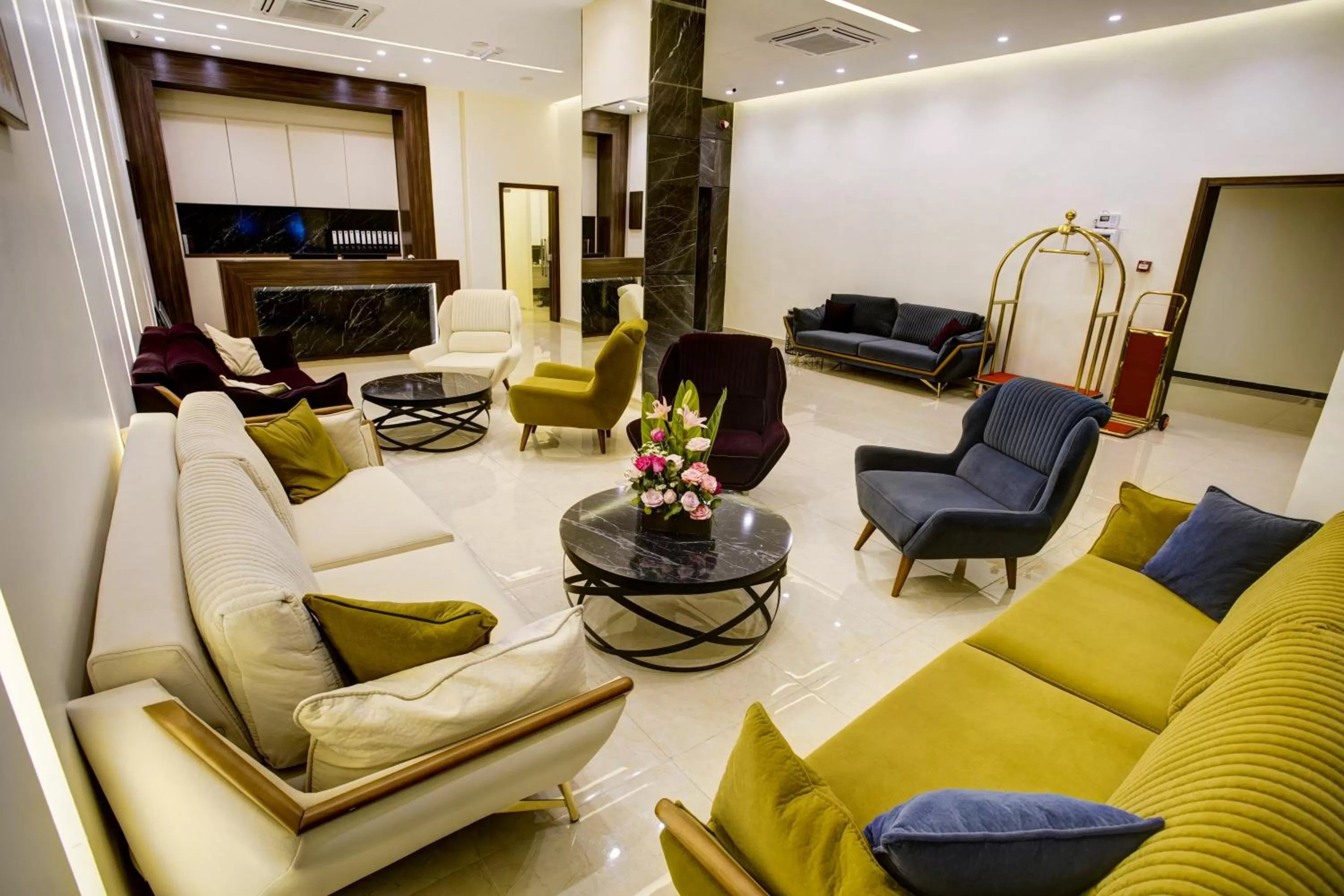 Lobby or reception in AQABA COAST HOTEL