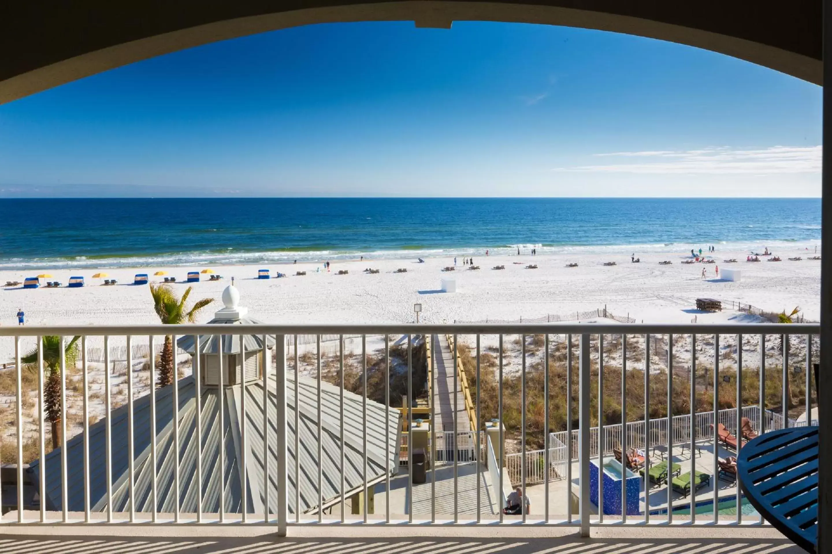 Balcony/Terrace in Escapes! To The Shores Orange Beach, A Ramada by Wyndham