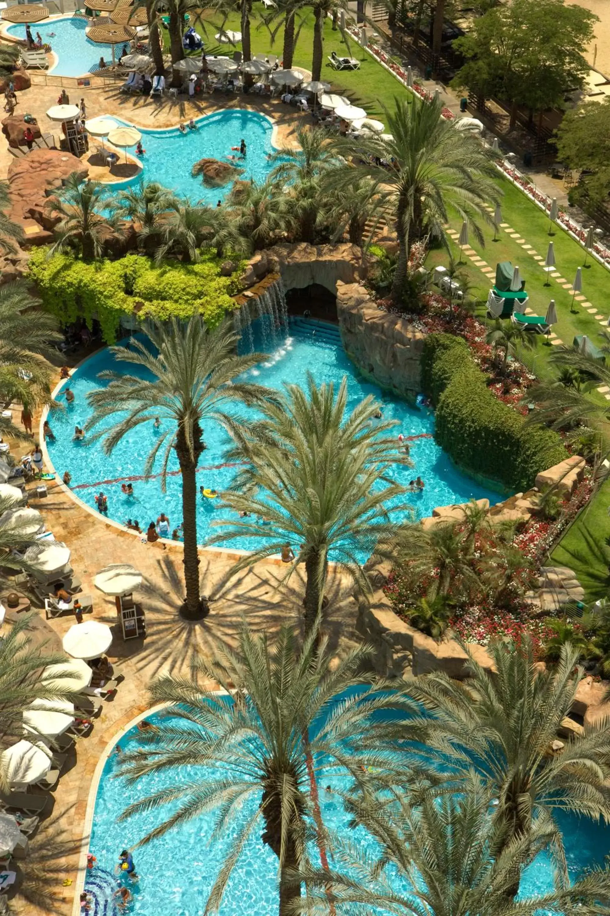 Bird's eye view, Pool View in Royal Beach Eilat by Isrotel Exclusive