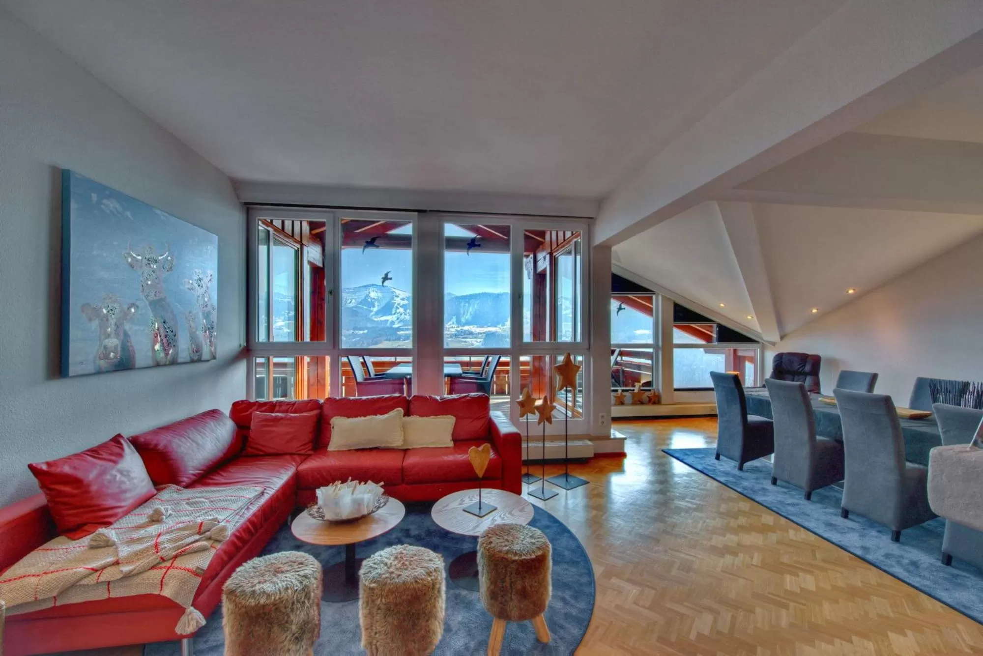 Living room in Allgäuer Panoramahotel