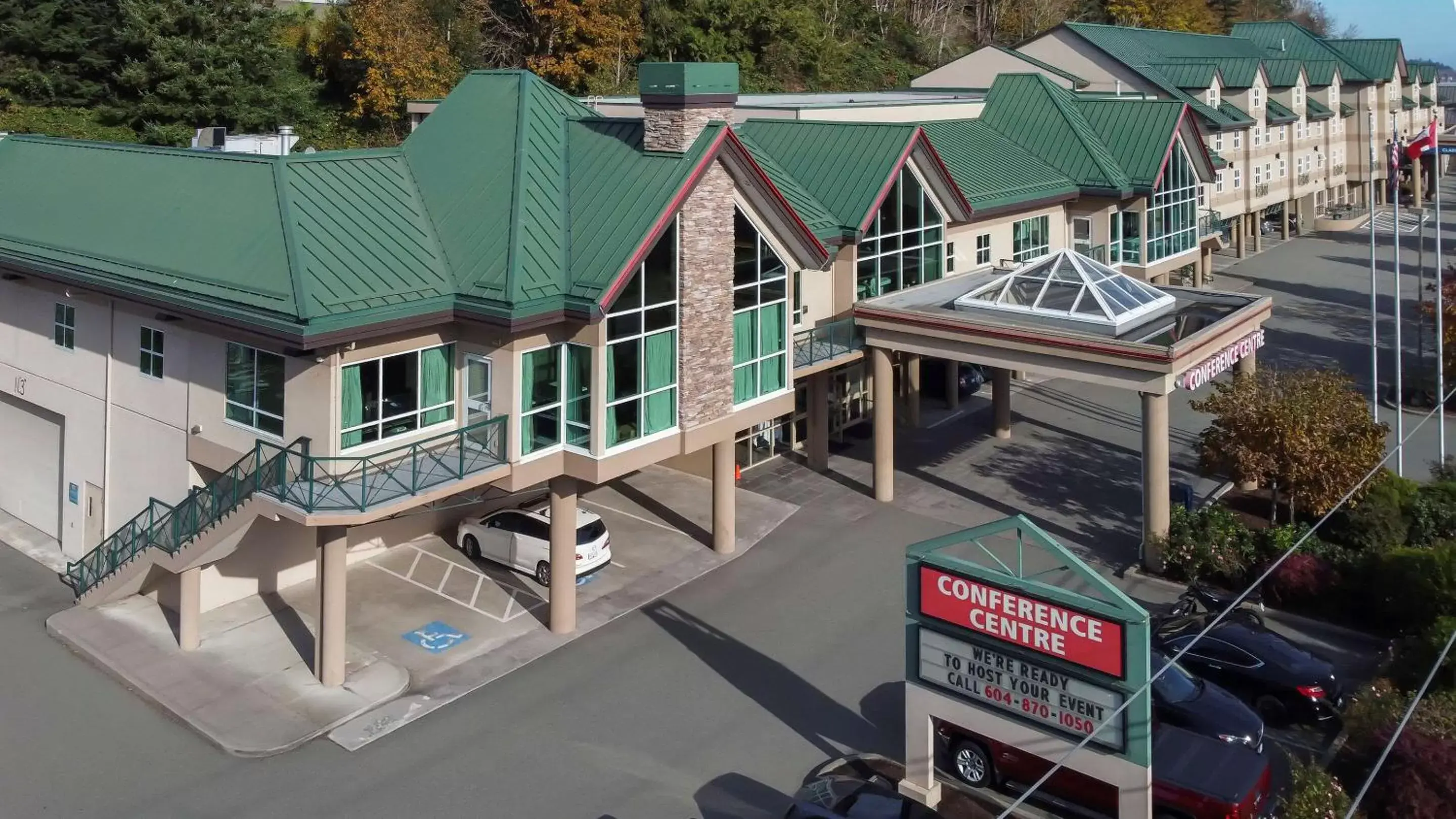 Property building, Bird's-eye View in Clarion Hotel & Conference Centre